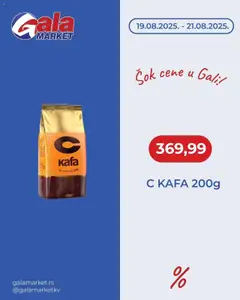 Gala MARKET šok cene - pregled Gala MARKET kataloga - važi od 19.08.2025