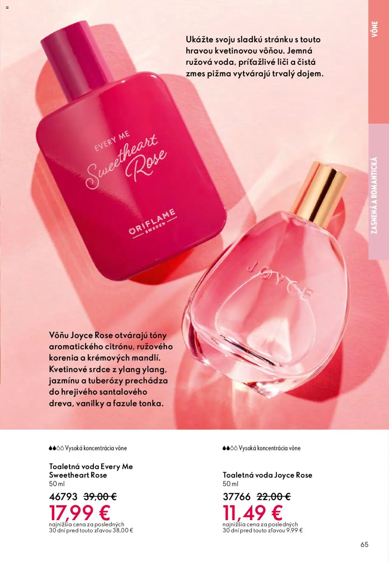 Nové Oriflame akcie – leták je platný od 01.10.2025 | Strana: 65 | Produkty: Liči, Toaletná voda, Voda