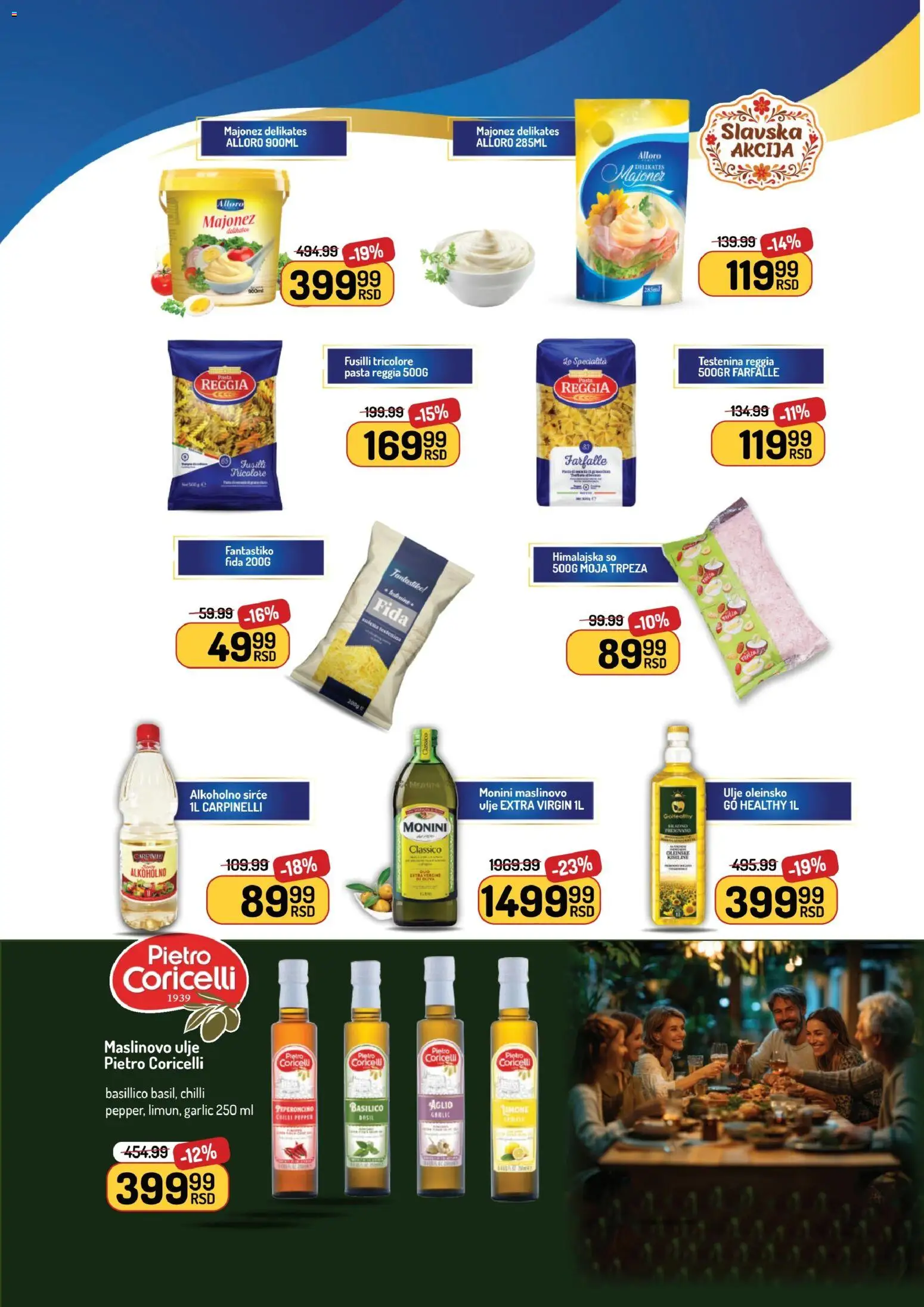 Aman katalog - važi od 01.11.2025 | Strana: 7 | Proizvode: Majonez, Testenina, Monini, Maslinovo ulje