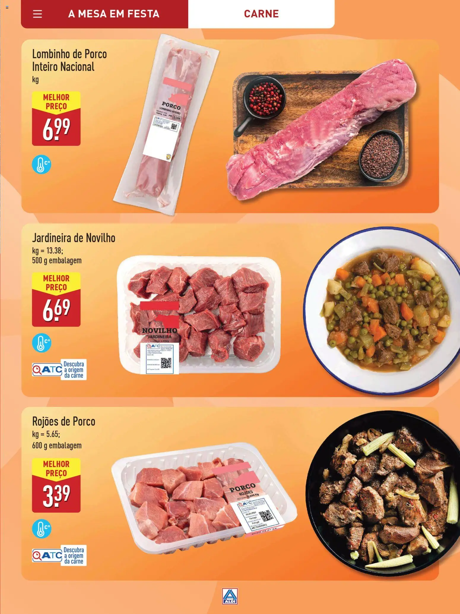 Aldi Especial Páscoa │ válido de 11.03.2026 | Página: 55 | Produtos: Mesa, Carne