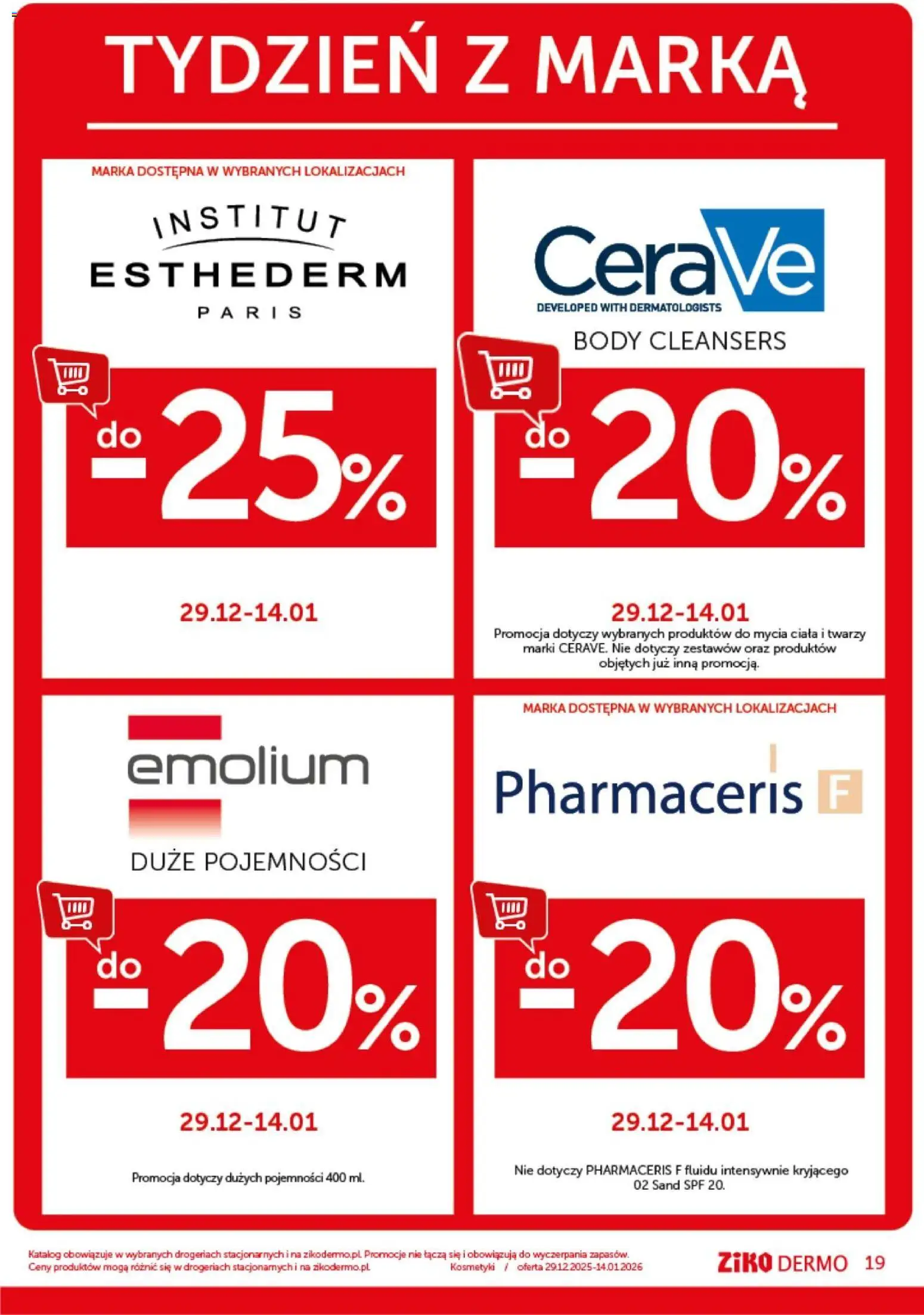 Ziko Gazetka od 29.12.2025 | Strona: 19 | Produkty: Kosmetyki, Body