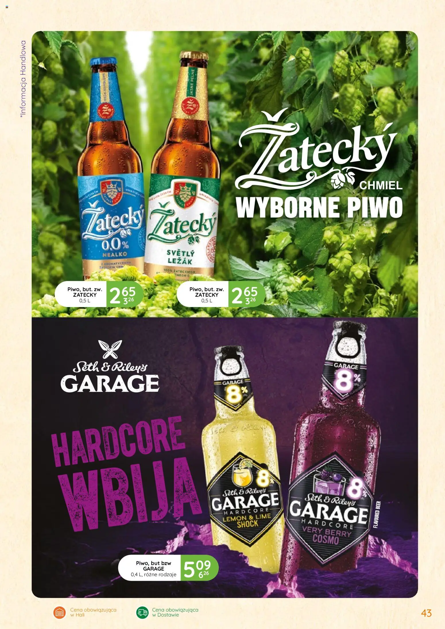 Eurocash Gazetka - Oferta Handlowa od 12.02.2026 | Strona: 43 | Produkty: Leżak, Piwo