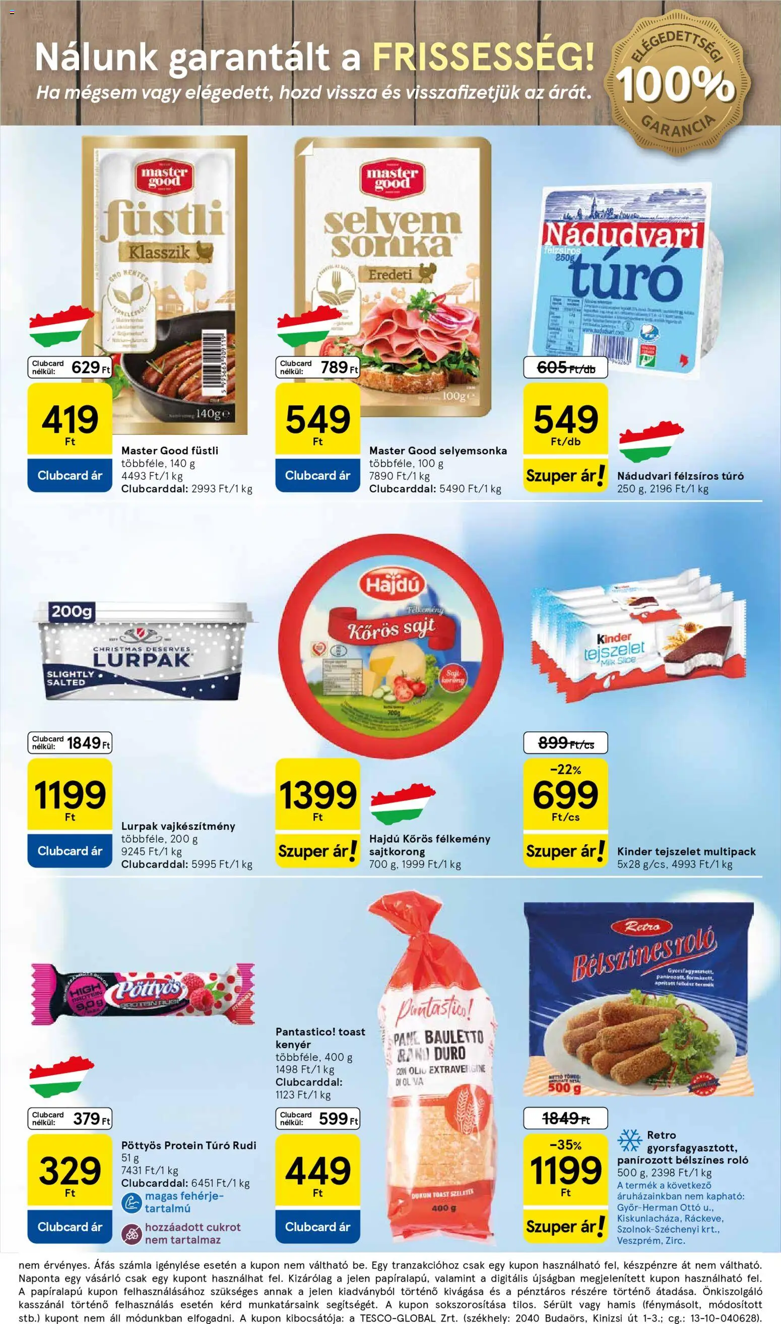 Tesco akciós ujság - amely érvényes a következő dátumtól: 15.01.2026 | Oldal: 3 | Termékek: Protein, Fehérje, Sajt, Túró