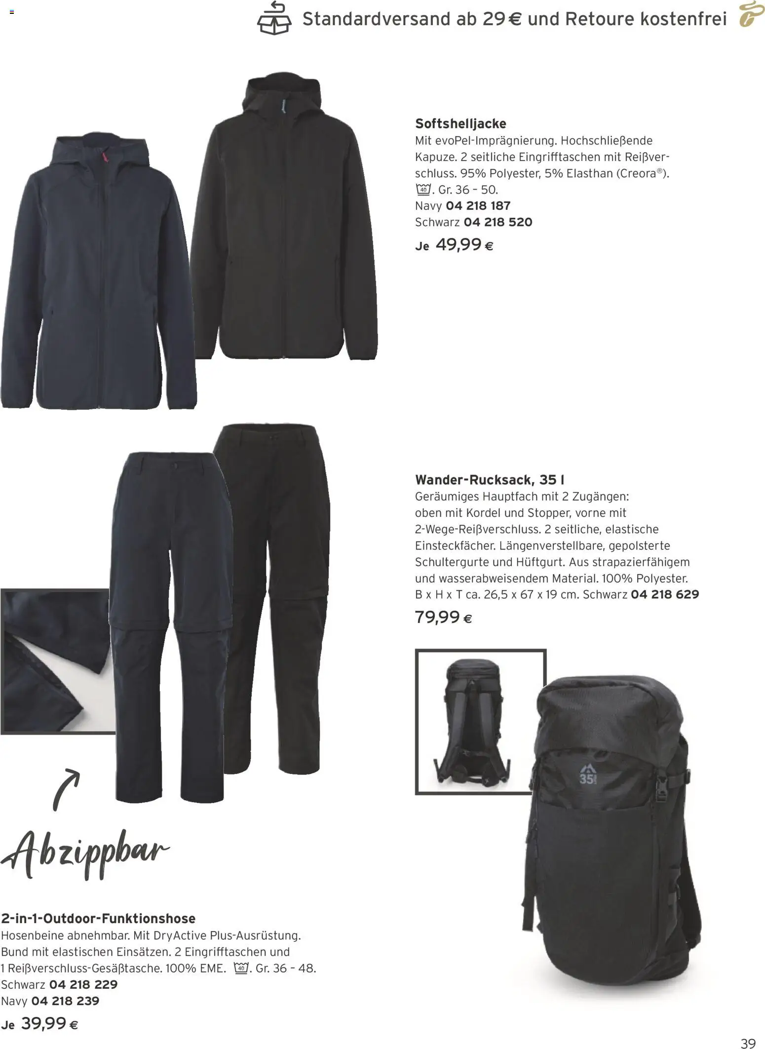 Tchibo Eduscho - Katalog April 2026 gültig ab 01.04.2026 | Seite: 39