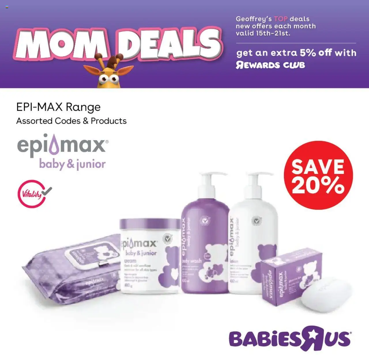 New Babies R Us catalogue – valid from 15.10.2025 | Page: 5 | Products: Body wash