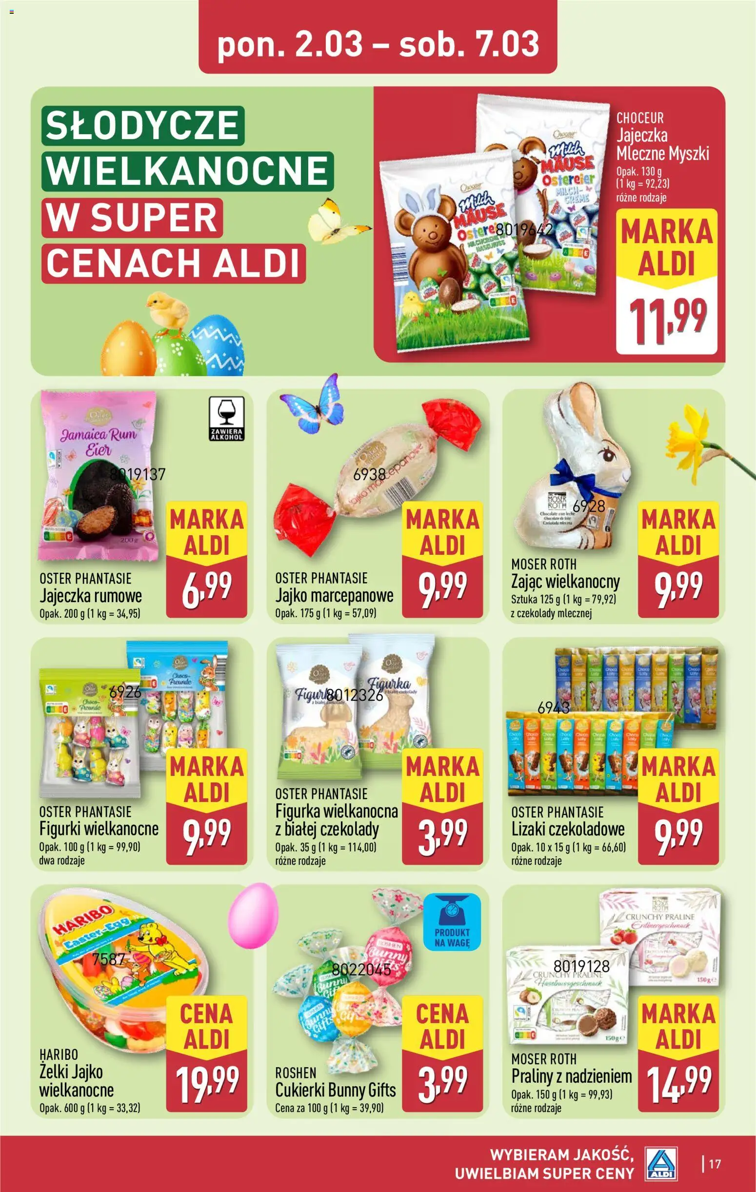 Aldi Polsko leták od 02.03.2026 | Strana: 17 | Produkty: Rum, Haribo