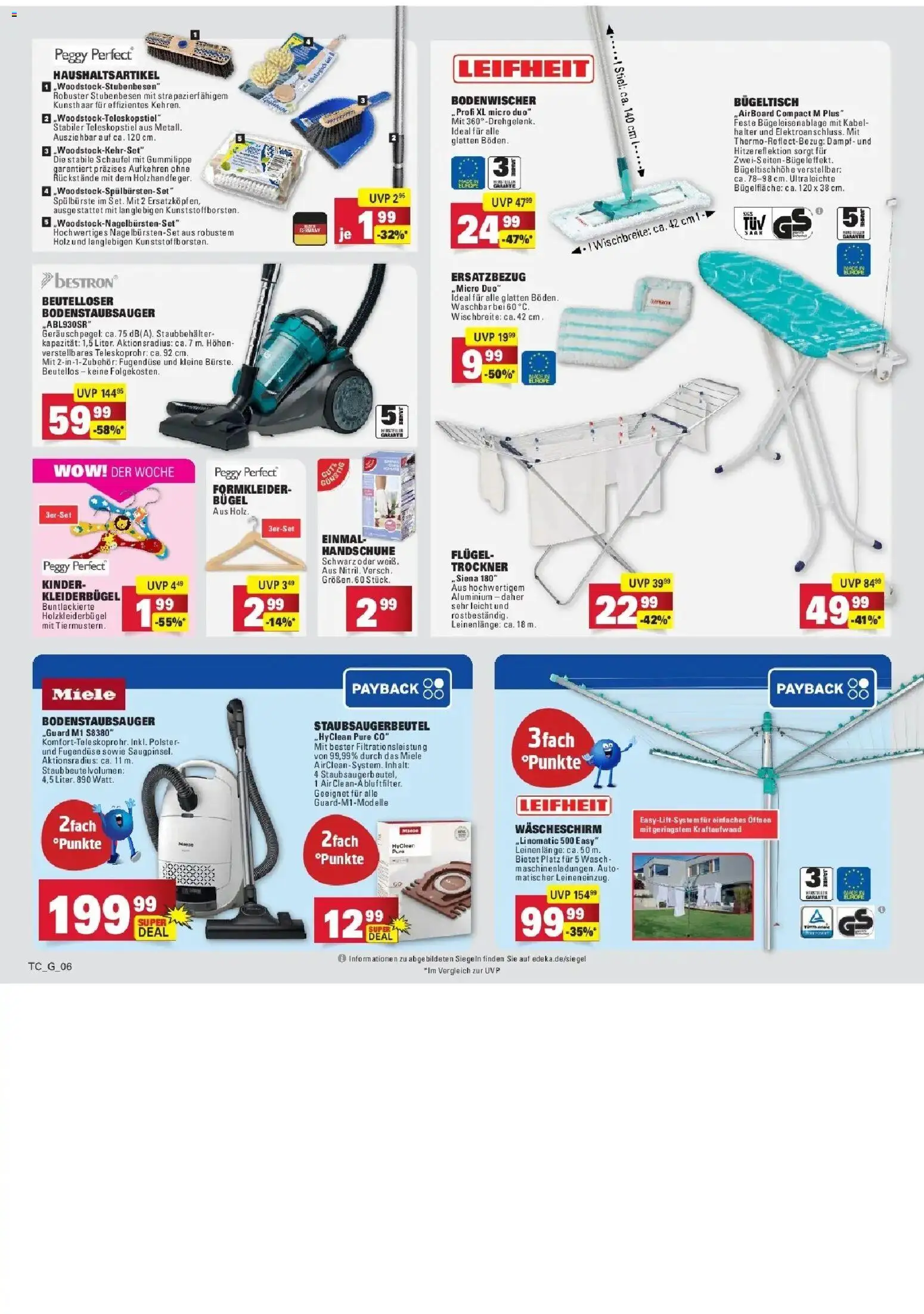 Edeka prospekt Wörth Am Rhein	 – gültig ab 09.03.2026 | Seite: 73 | Produkte: Kabel, Miele, Kleiderbügel, Handschuhe