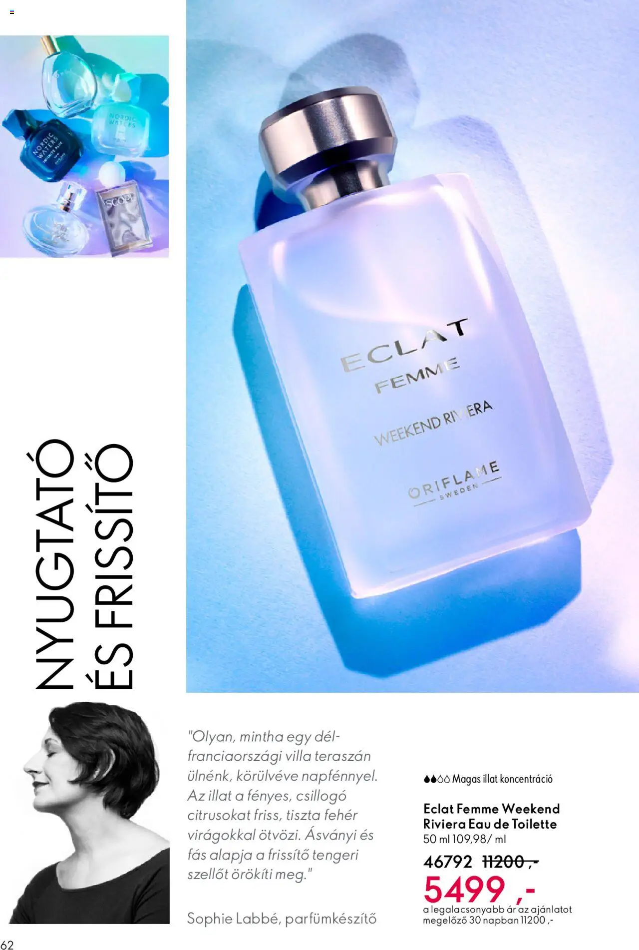 Oriflame akciós ujság - amely érvényes a következő dátumtól: 01.10.2025 | Oldal: 62