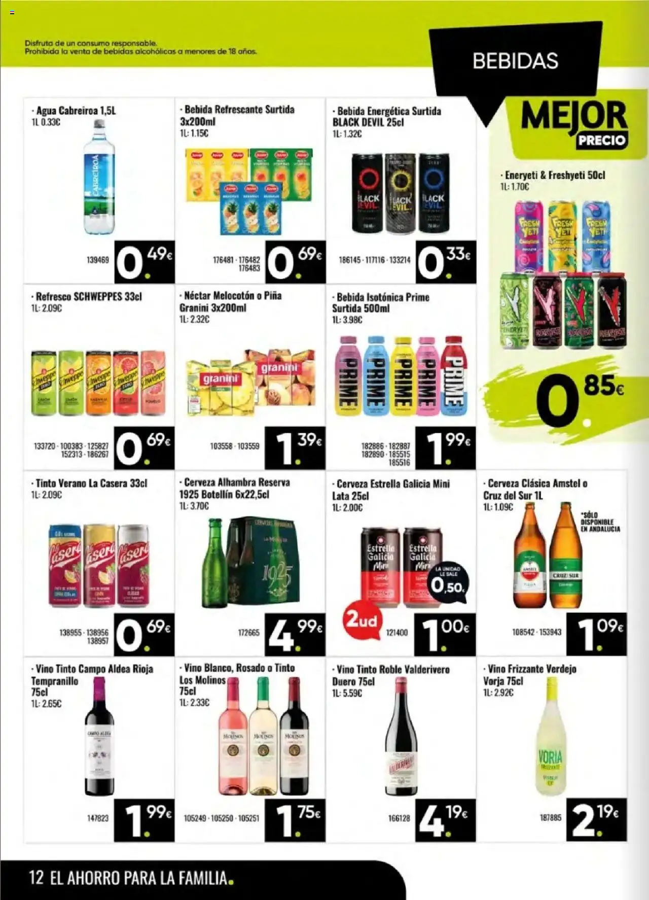 Family Cash folleto │ válido desde el 08.09.2025 | Página: 11 | Productos: Vino, Cerveza, Piña, Néctar