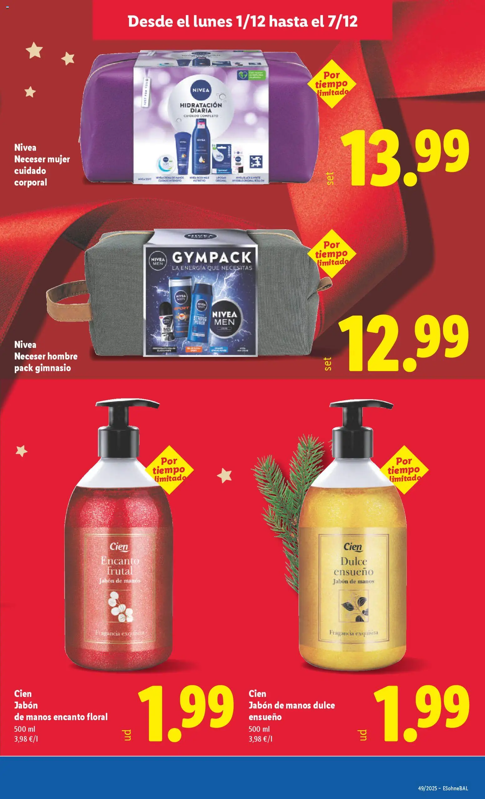 Lidl folleto │ válido desde el 01.12.2025 | Página: 33 | Productos: Fragancia, Jabón, Body, Neceser