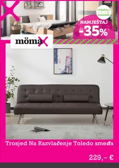 Katalog Mömax - Pregled kataloga iz trgovine Mömax, vrijedi od 24.03.2026 | Stranica: 2 | Proizvodi: Trosjed