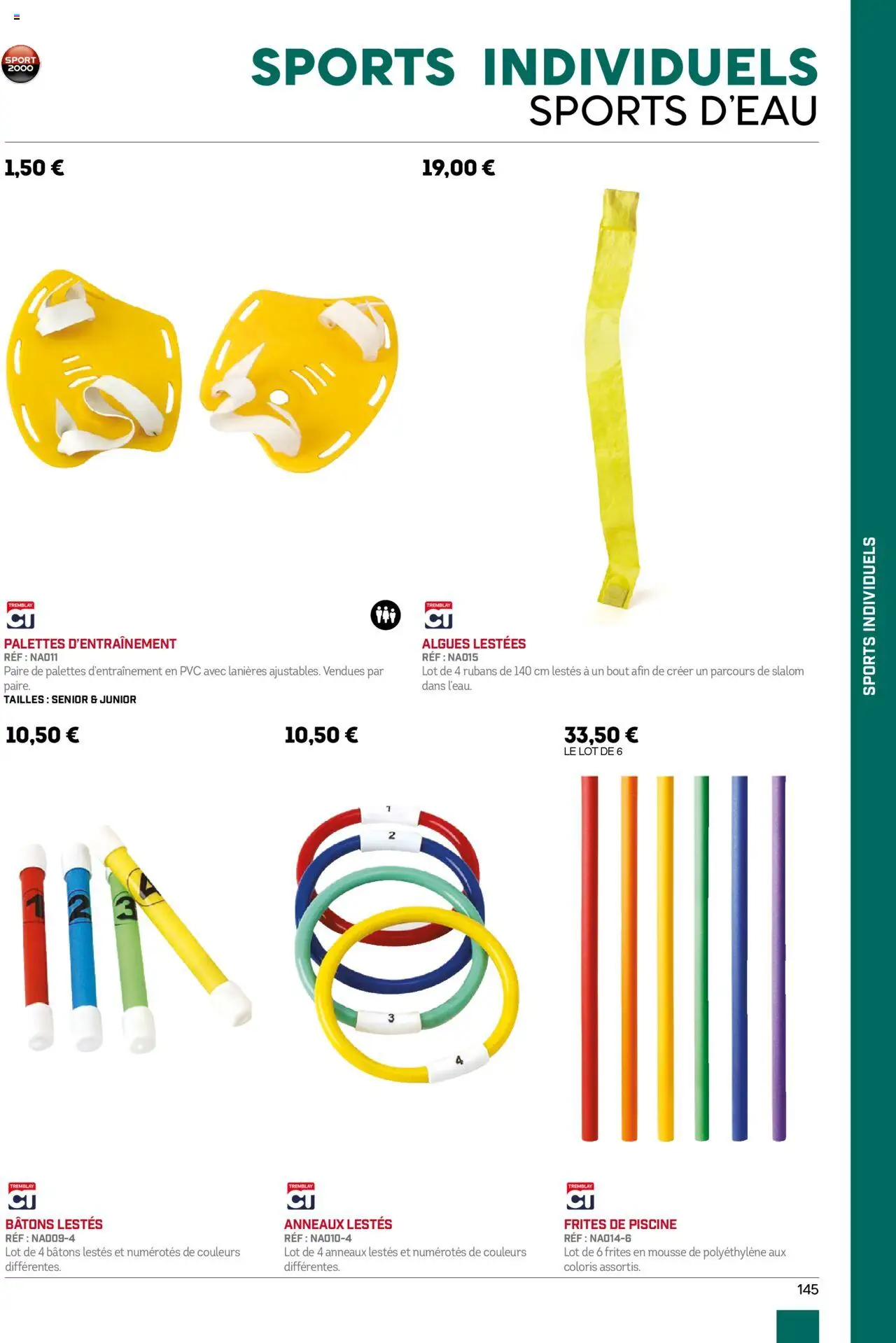  | Page: 145 | Produits: Frites, Mousse, Algues
