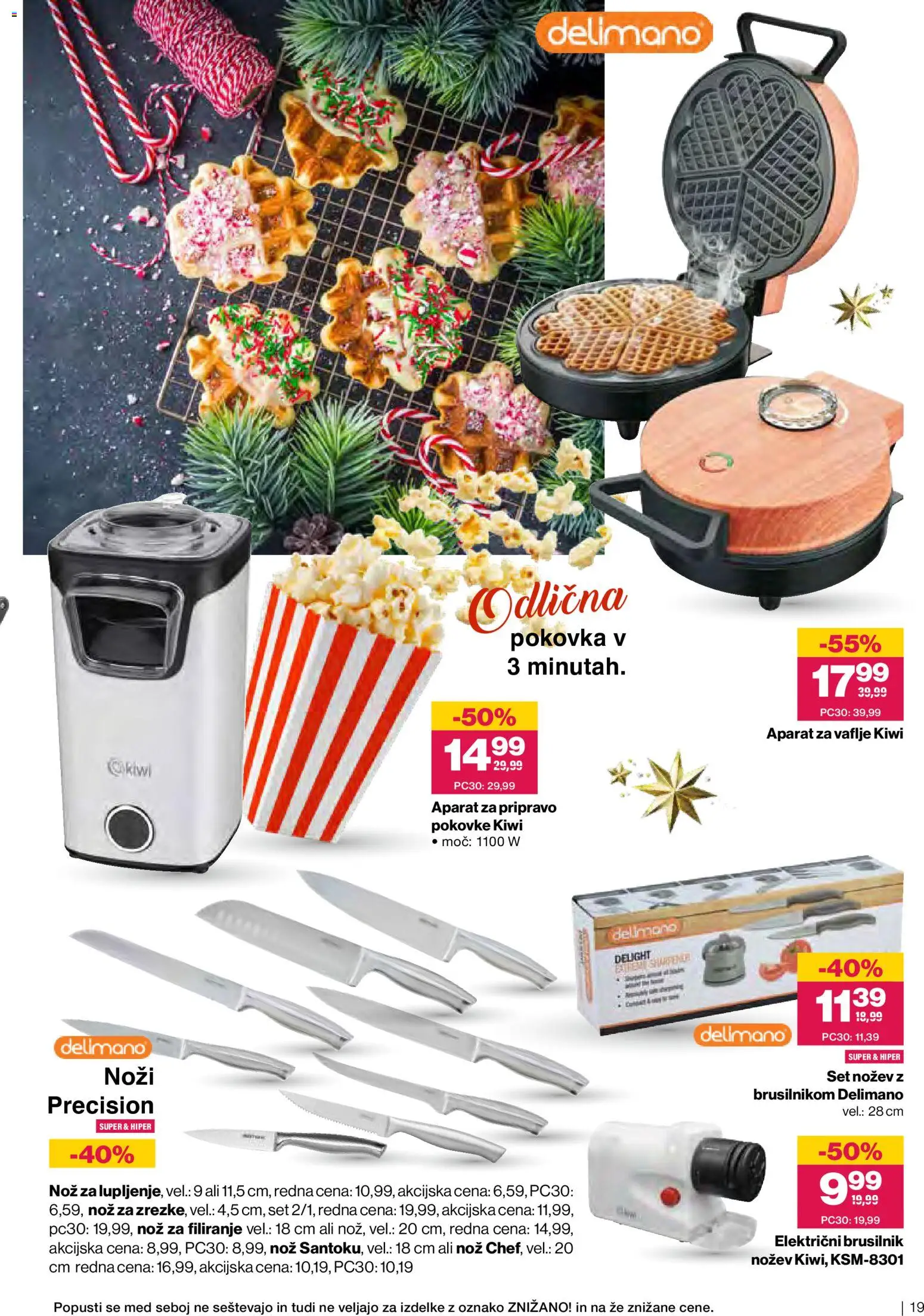 Novi Mercator katalog ponudbe – veljaven od 19.11.2025 | Stran: 19 | Izdelki: Nož, Brusilnik