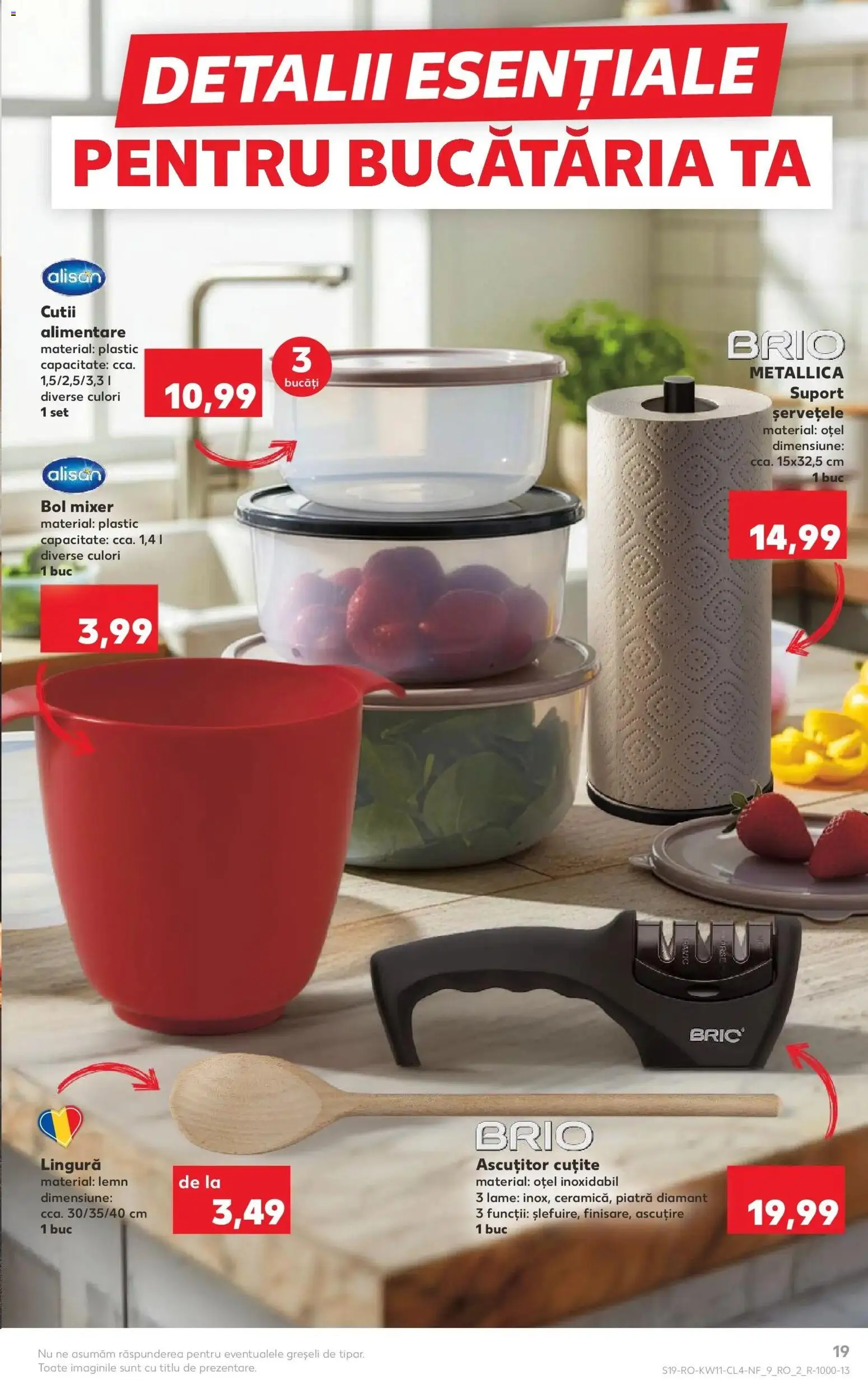 Noul catalog Kaufland – valabil de la 11.03.2026 | Pagină: 19 | Produse: Mixer, Bol