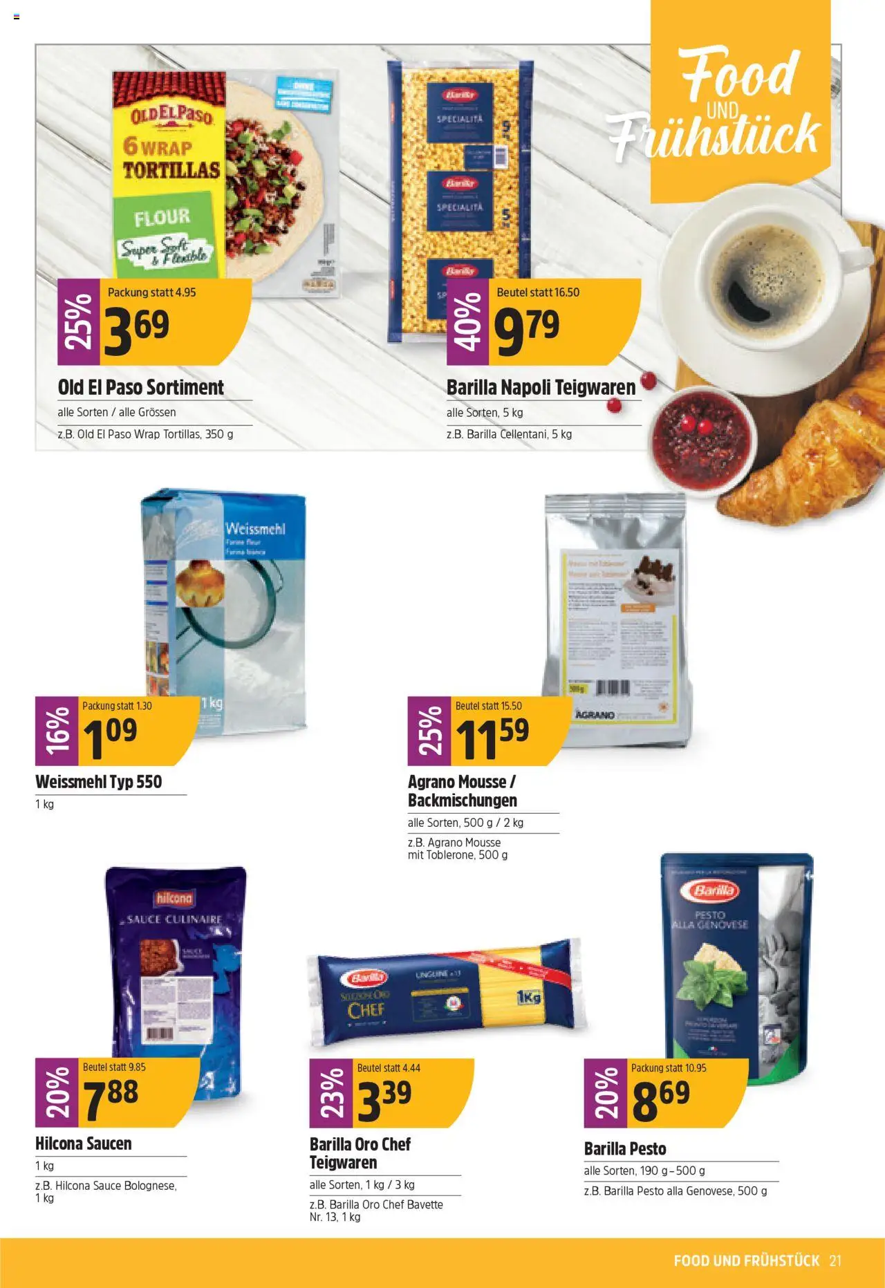 TopCC Aktionen ab 11.08.2025 | Seite: 21 | Produkte: Barilla, Teigwaren