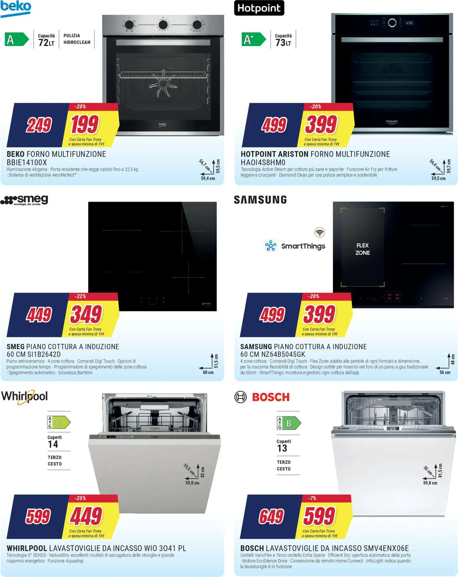 Volantino Trony del 27.12.2025 | Pagina: 25 | Prodotti: Piano cottura, Lavastoviglie, Forno, Fan