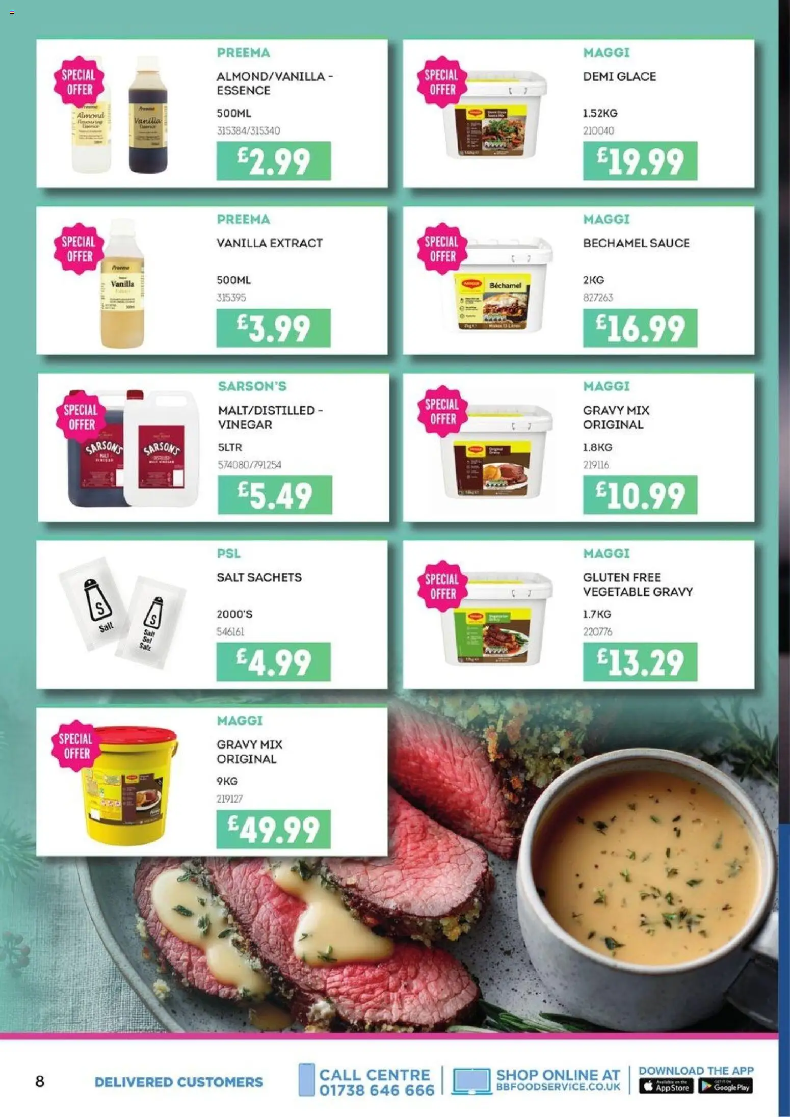 {H1} | Page: 8 | Products: Sauce, Retek, Vanilla