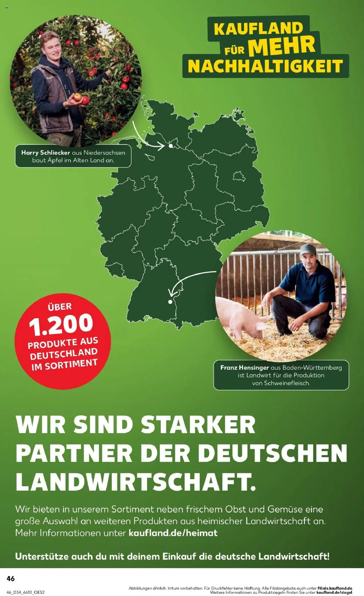 Kaufland prospekt Monheim Am Rhein	 - gültig ab dem 21.08.2025 | Seite: 46 | Produkte: Äpfel, Gemüse, Obst, Schweinefleisch