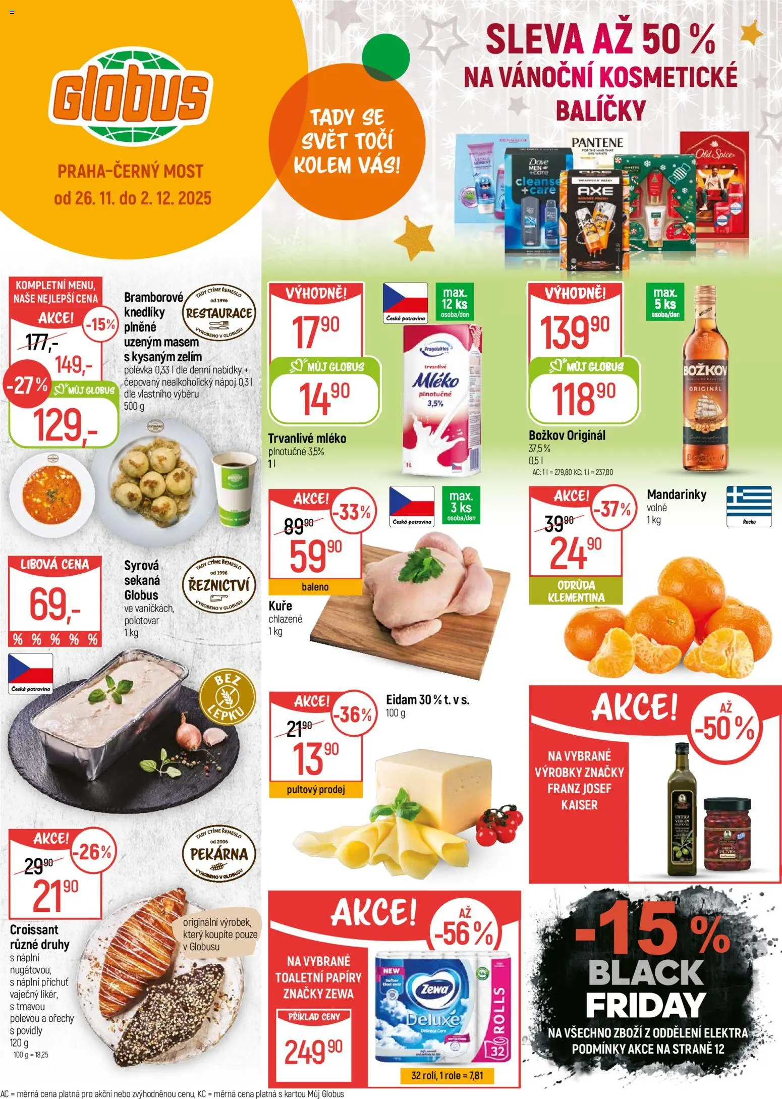 Globus leták - Praha Černý Most od 26.11.2025 | Strana: 1