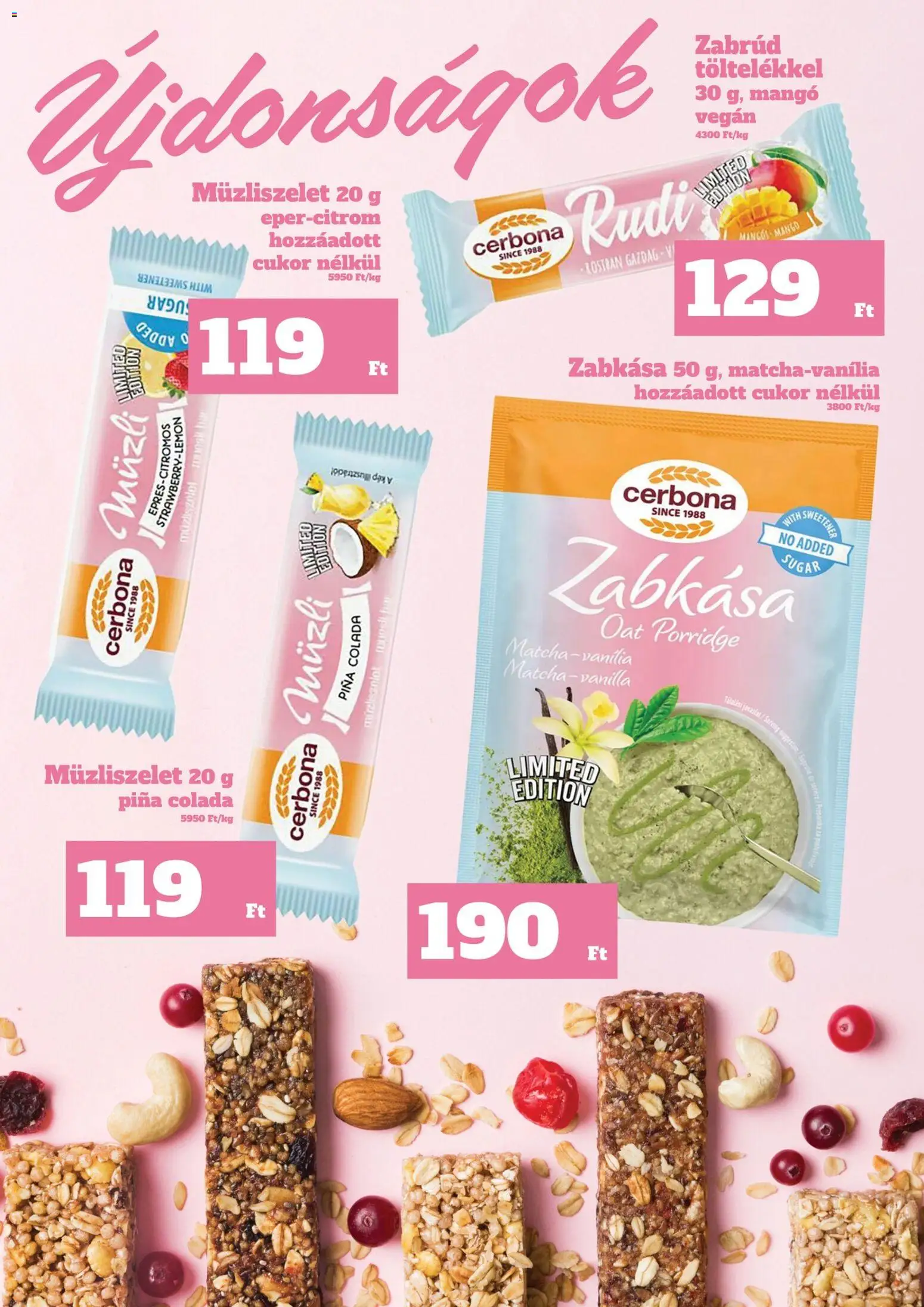 Family Diszkont akciós ujság - amely érvényes a következő dátumtól: 02.04.2026 | Oldal: 25 | Termékek: Zabkása, Vegán, Cukor, Mangó