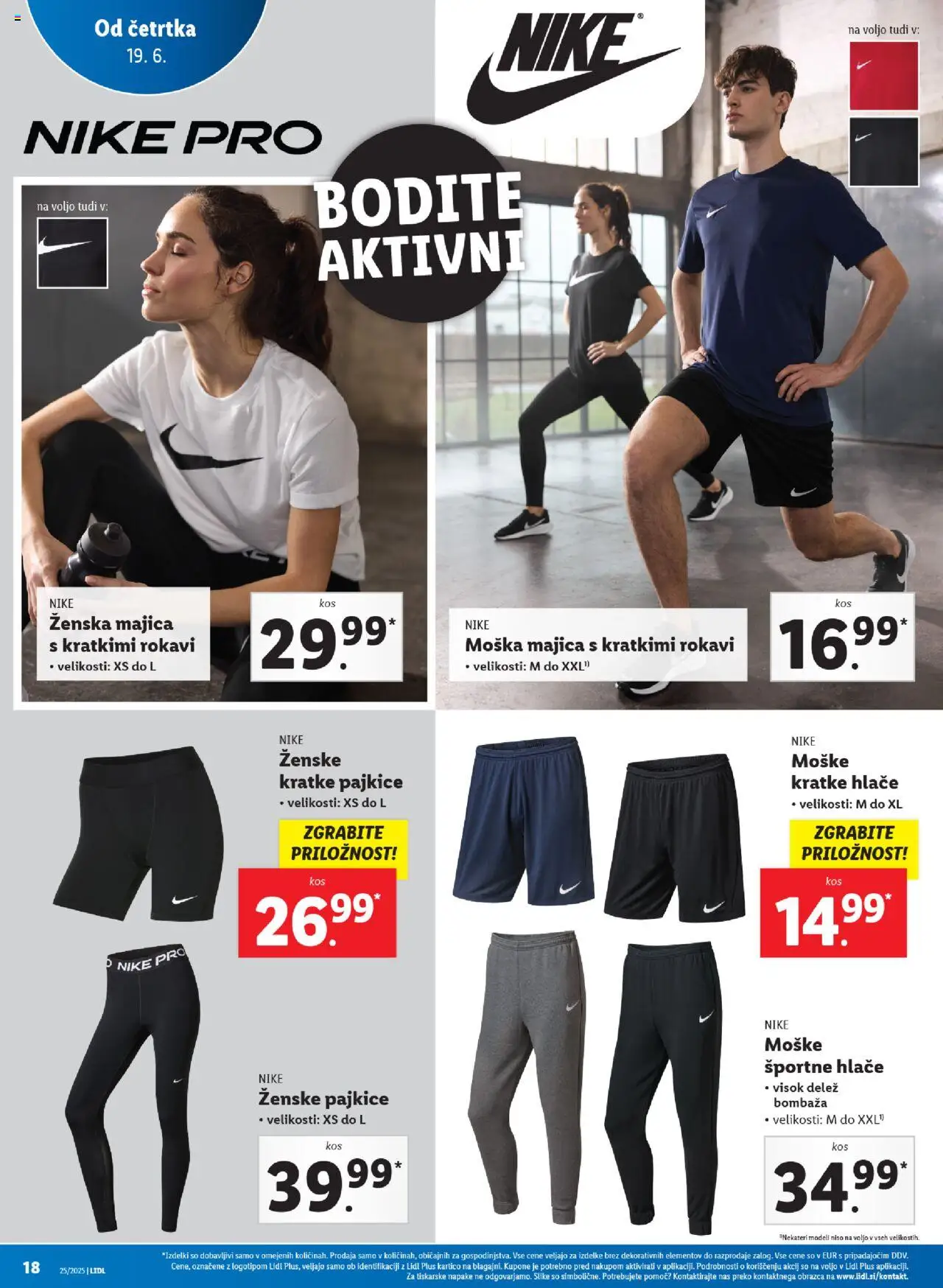 Lidl katalog │ velja od 19.06.2025 | Stran: 46 | Izdelki: Pajkice, Majica, Hlace, Kratke hlace