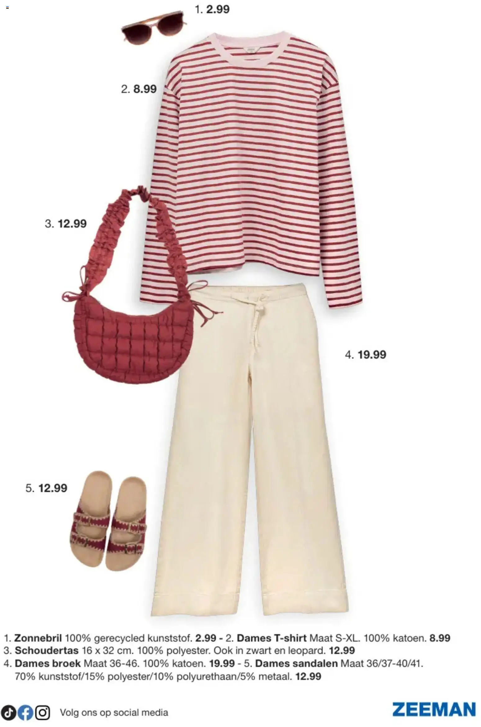 {H1} | Pagina: 5 | Producten: Sandalen, Zonnebril, Broek