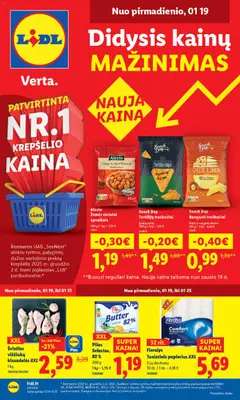 LIDL leidinys galioja nuo 19.01.2026