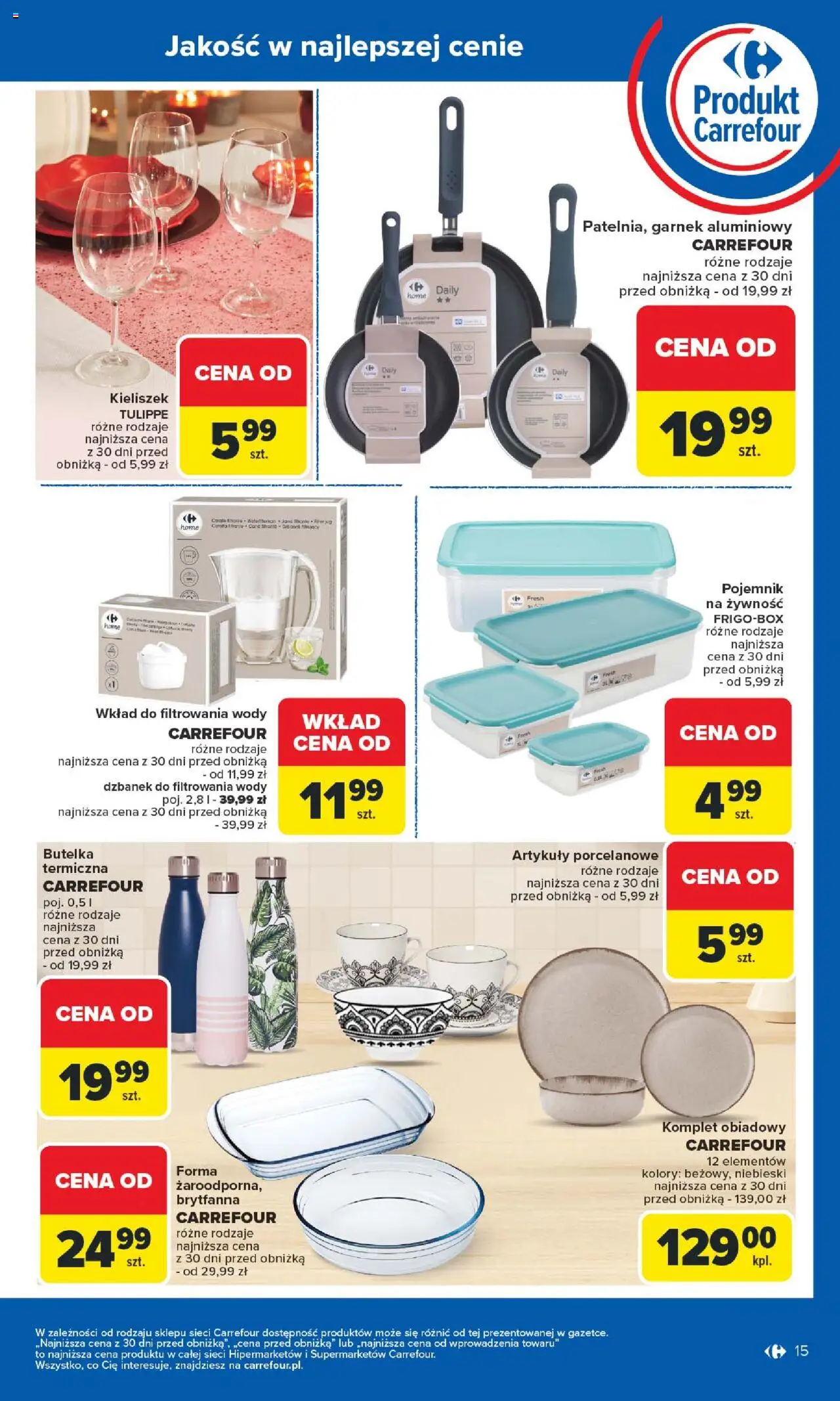 Carrefour Gazetka - Produkt Carrefour od poniedziałku od 02.06.2025 | Strona: 15 | Produkty: Dzbanek, Garnek