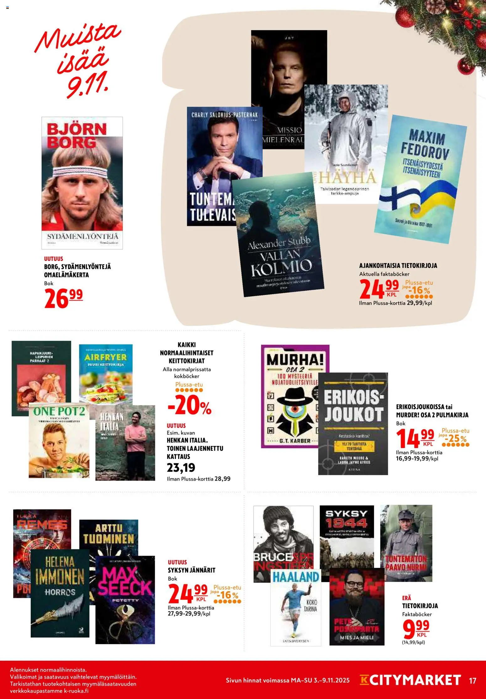 K-Citymarket tarjoukset – voimassa 03.11.2025 alkaen | Sivu: 17