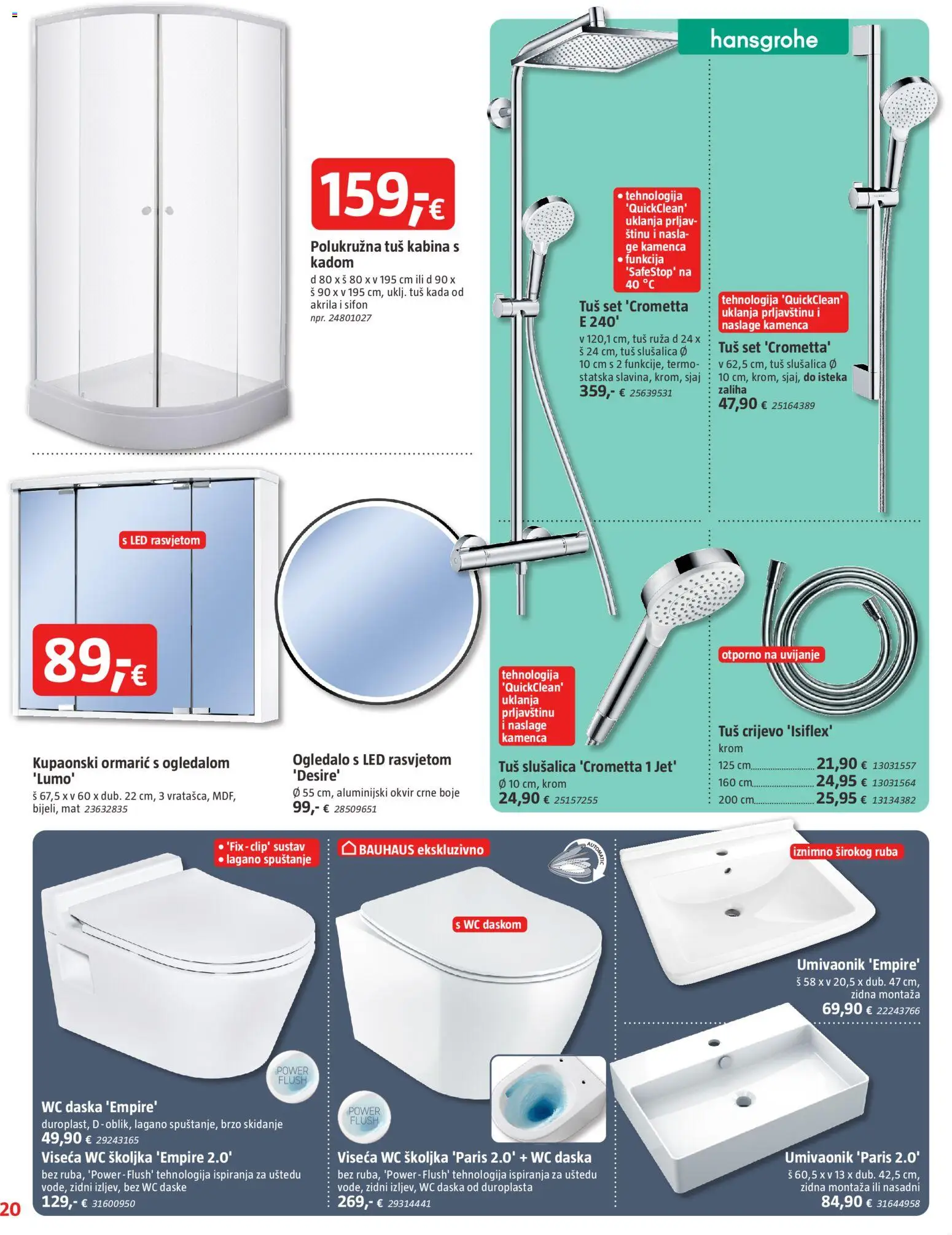 Bauhaus katalog | vrijedi od 01.04.2026 | Stranica: 20