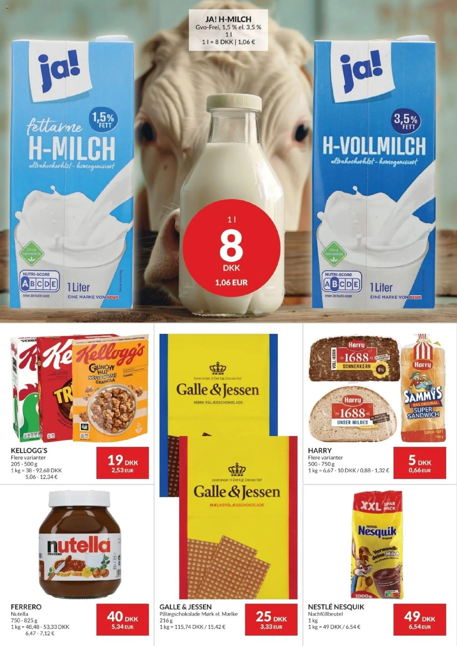Nielsen Discount tilbudsavis – gyldig fra 10.04.2026 | Side: 2 | Produkter: Korn, Pålægschokolade, Nutella