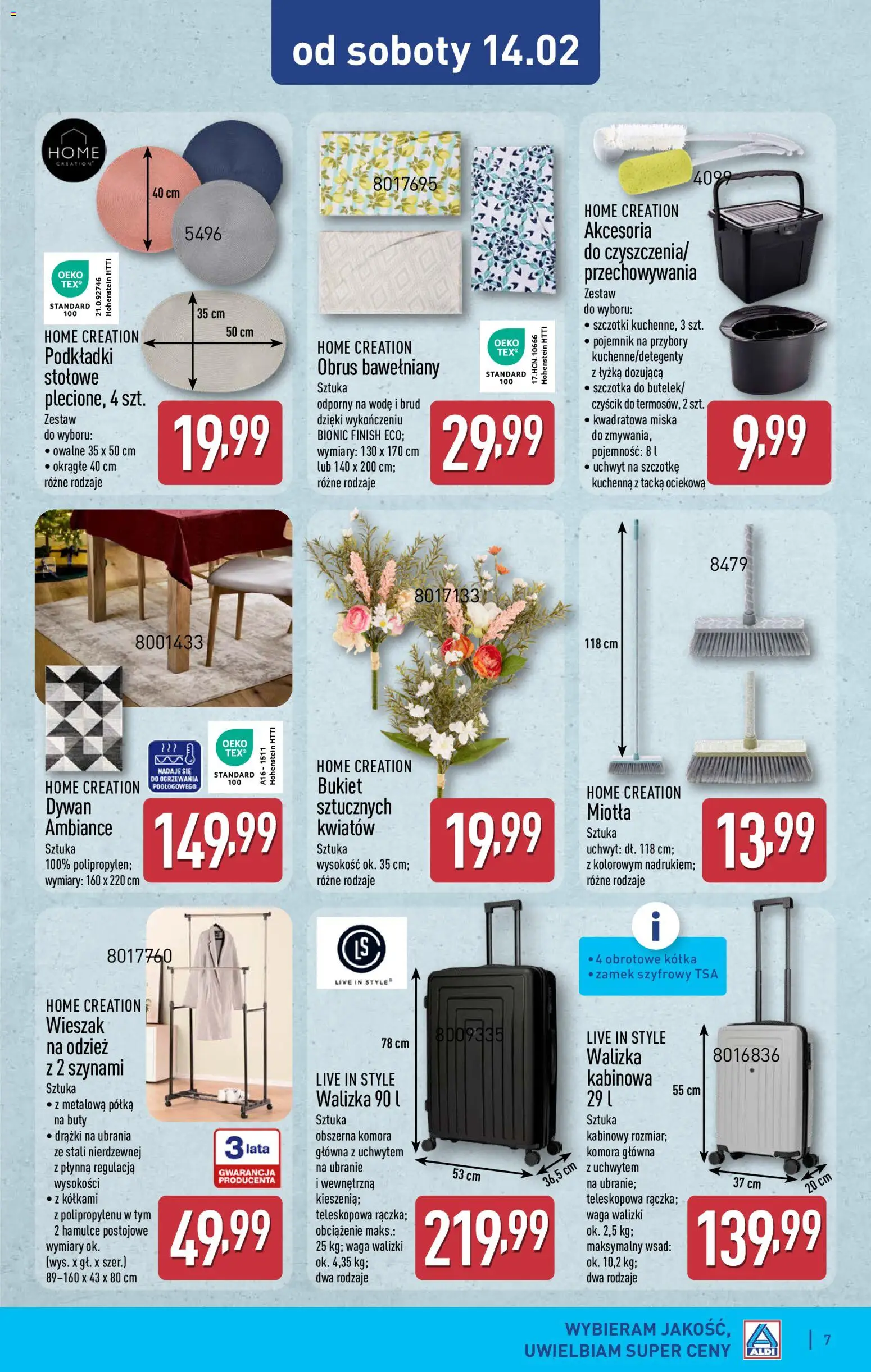 Aldi Gazetka - Hity od Środy i od Soboty od 11.02.2026 | Strona: 7 | Produkty: Ubrania, Buty, Półka, Finish