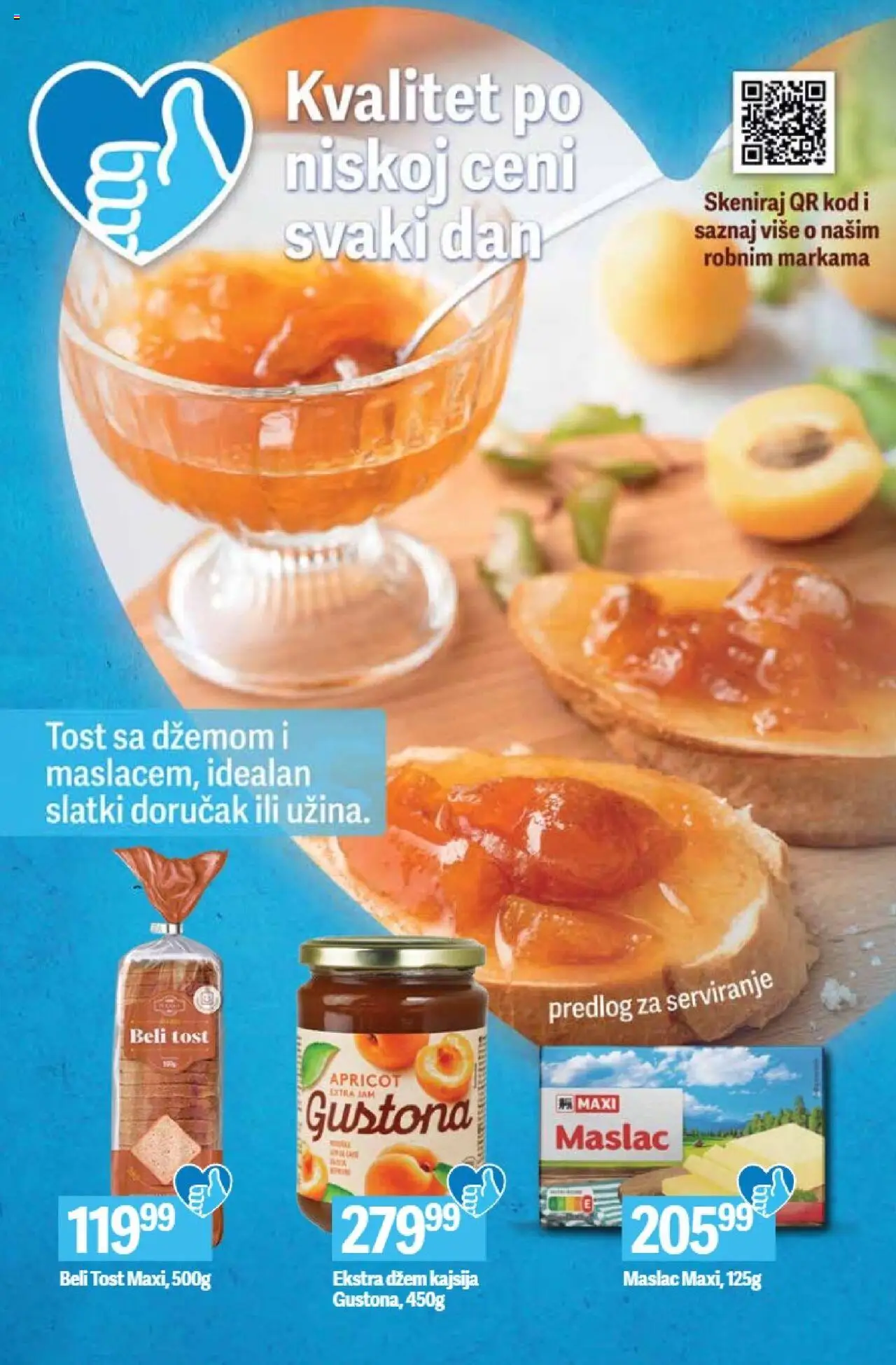 Maxi katalog - važi od 14.08.2025 | Strana: 10 | Proizvode: Maslac, Dzem, Kajsija