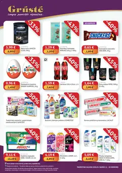 GRUSTE leidinys galioja nuo 11.01.2026 | Puslapis: 4 | Prekių: Šampūnas, Kava, Šokoladas, Šokoladinis batonėlis