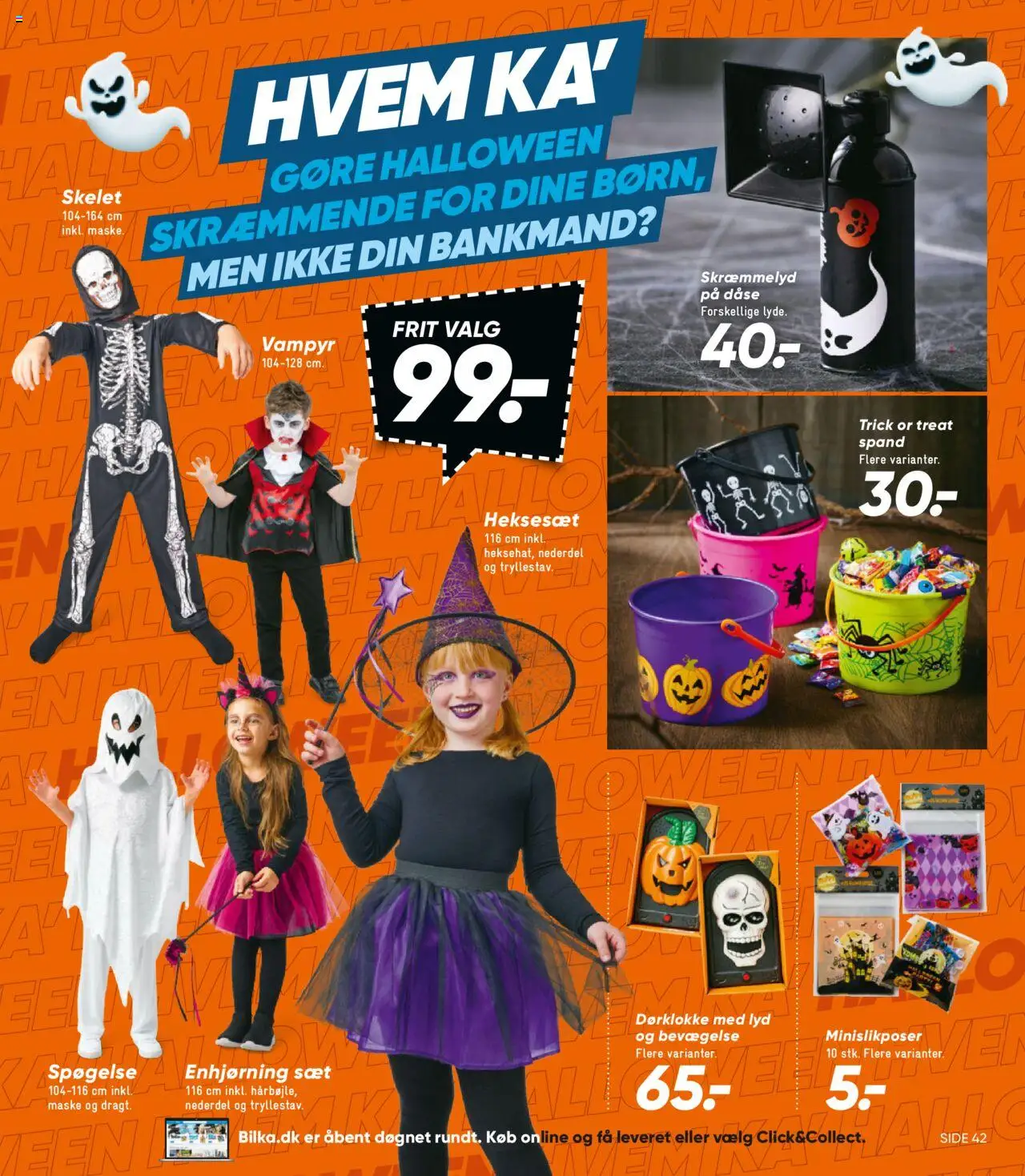 Bilka tilbudsavis – gyldig fra 17.10.2025 | Side: 7 | Produkter: Maske, Nederdel, Lyd