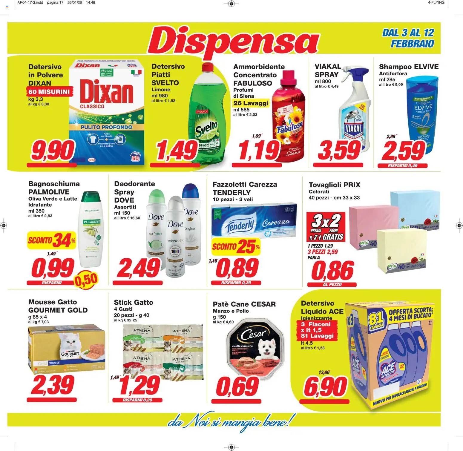 Volantino Prix del 03.02.2026 | Pagina: 17 | Prodotti: Shampoo, Bagnoschiuma, Deodorante, Limone