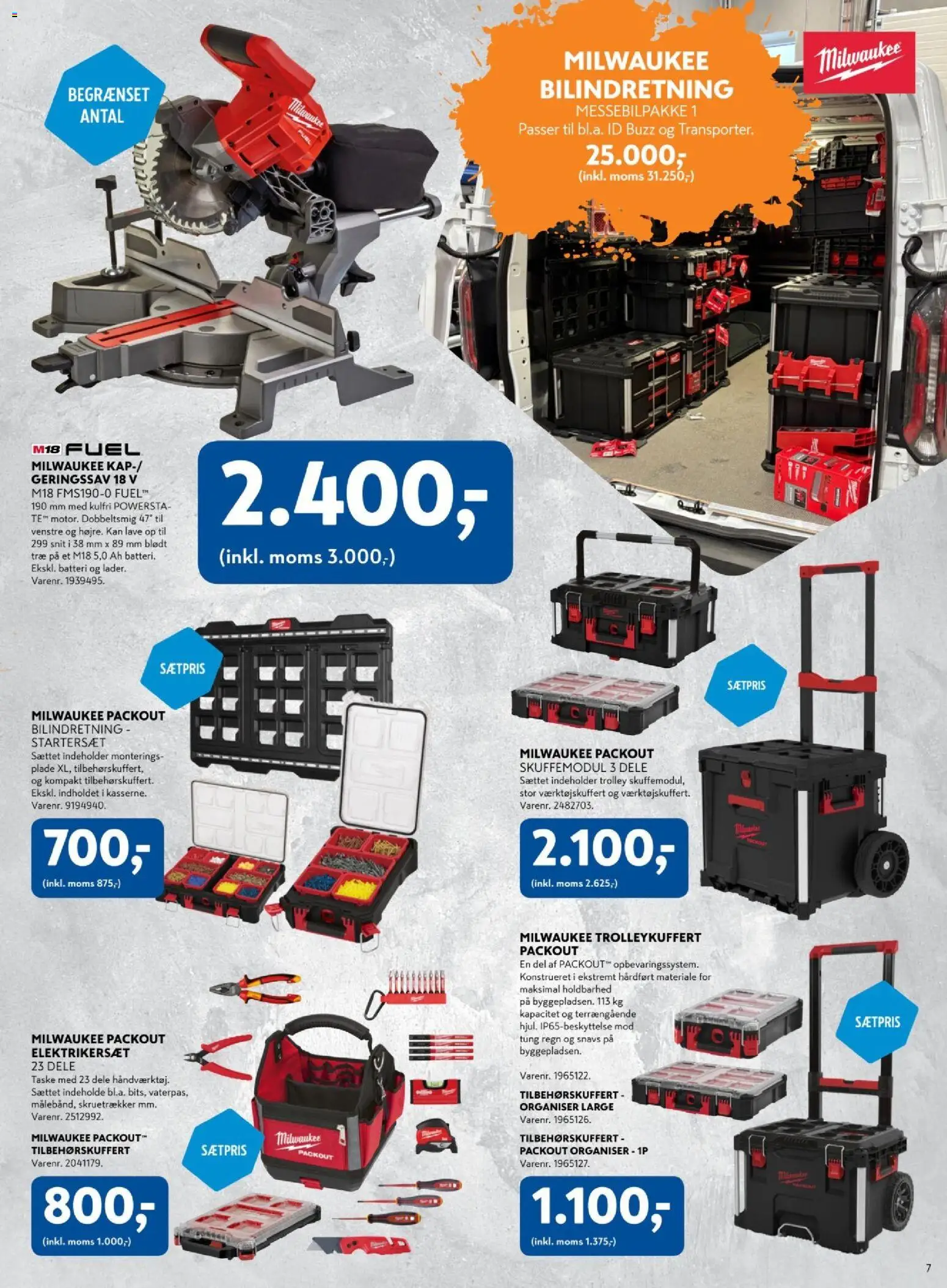 Davidsen tilbudsavis – gyldig fra 10.04.2026 | Side: 7 | Produkter: Te, Skruetrækker, Taske, Batteri