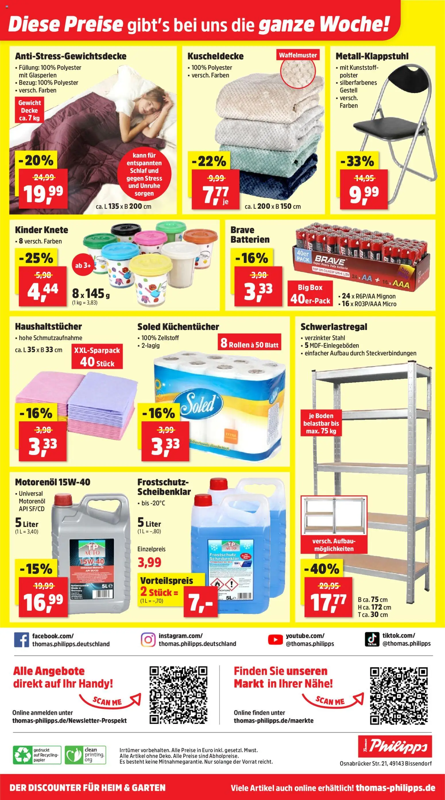 Thomas Philipps Prospekt – gültig ab 03.11.2025 | Seite: 24 | Produkte: Gewicht, Box, Batterie, Schwerlastregal