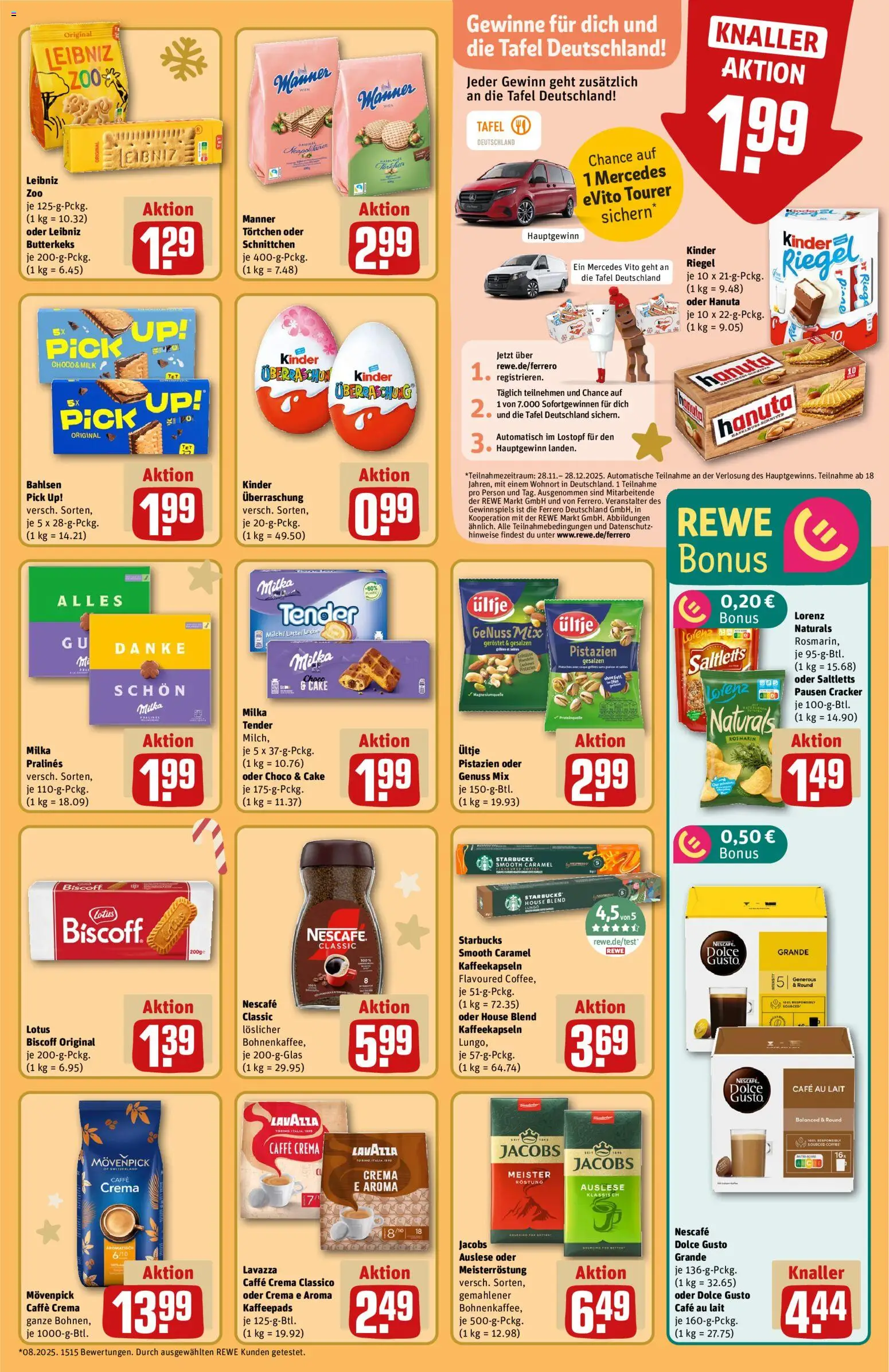 {H1} | Pagina: 19 | Producten: Lavazza, Kinder, Tafel, Nescafe