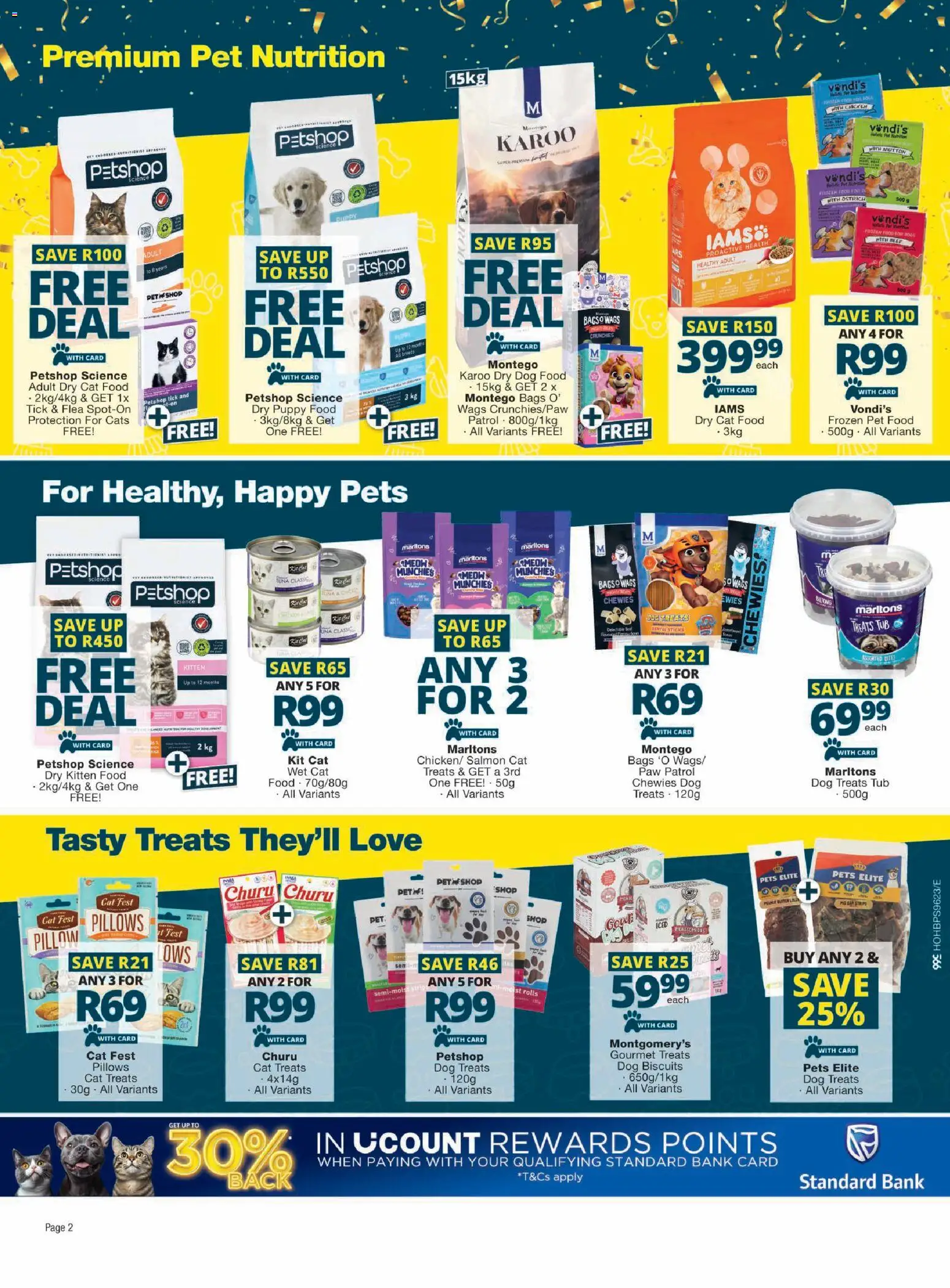 New Checkers catalogue – valid from 28.04.2026 | Page: 2 | Products: Chicken, Beef, Cat food, Dog food