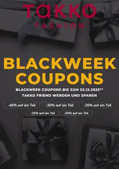 Takko - Black Friday - Ankündigung ab 20.11.2025 gültig