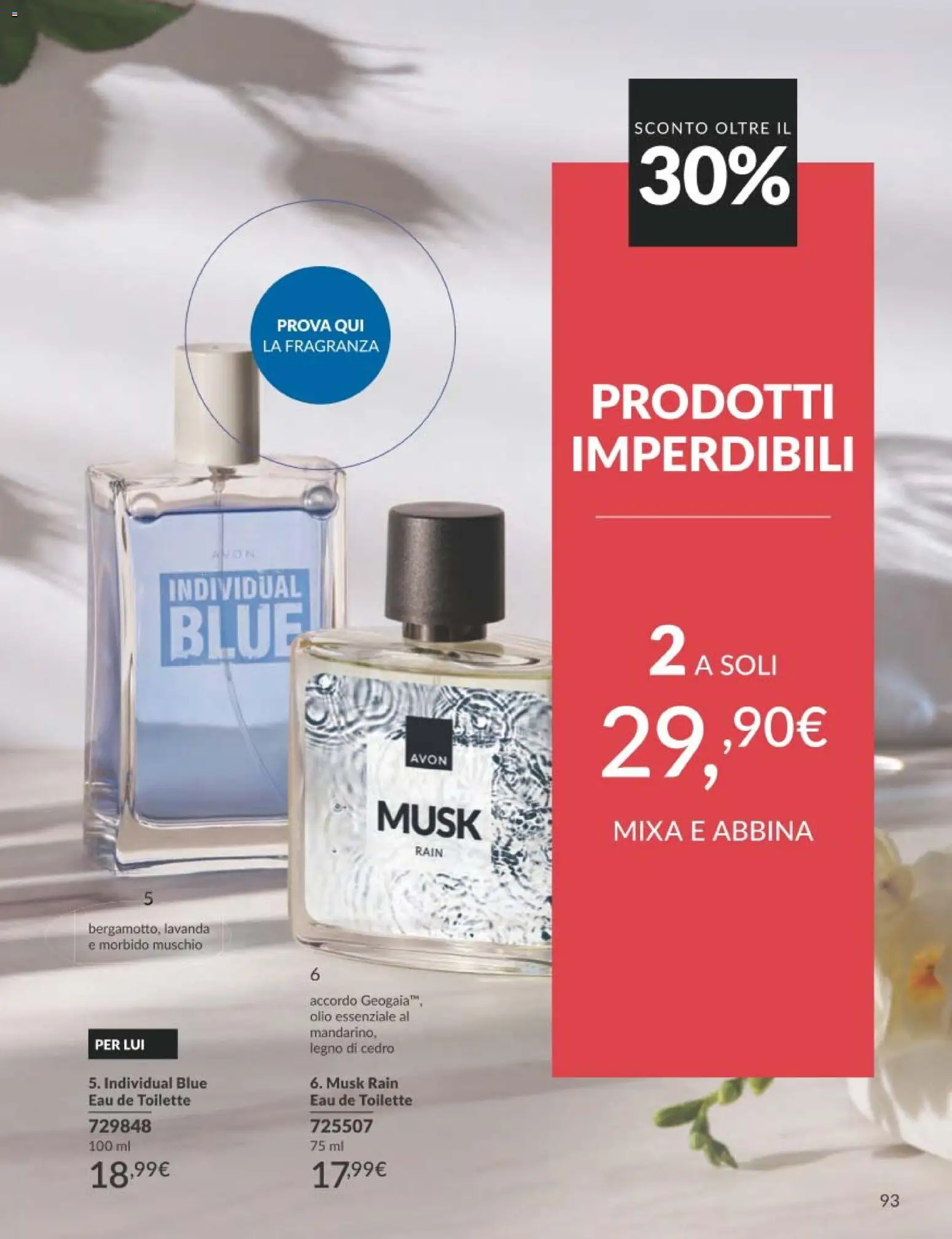 Volantino Avon del 01.03.2026 | Pagina: 93 | Prodotti: Olio, Lavanda, Fragranza