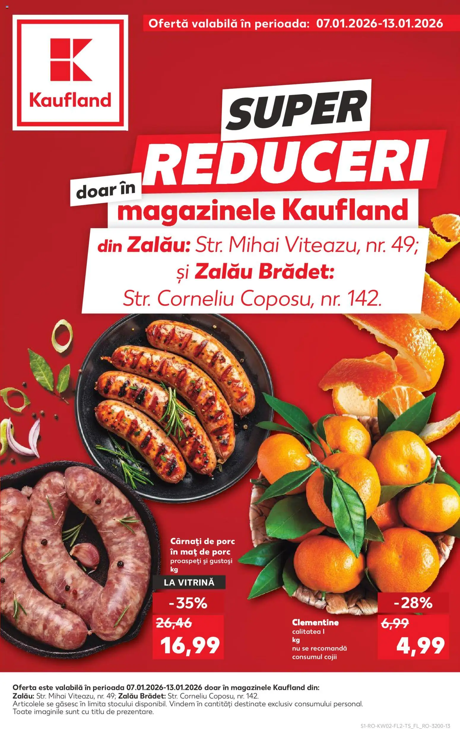 Kaufland RO akciós ujság - amely érvényes a következő dátumtól: 07.01.2026 | Oldal: 1