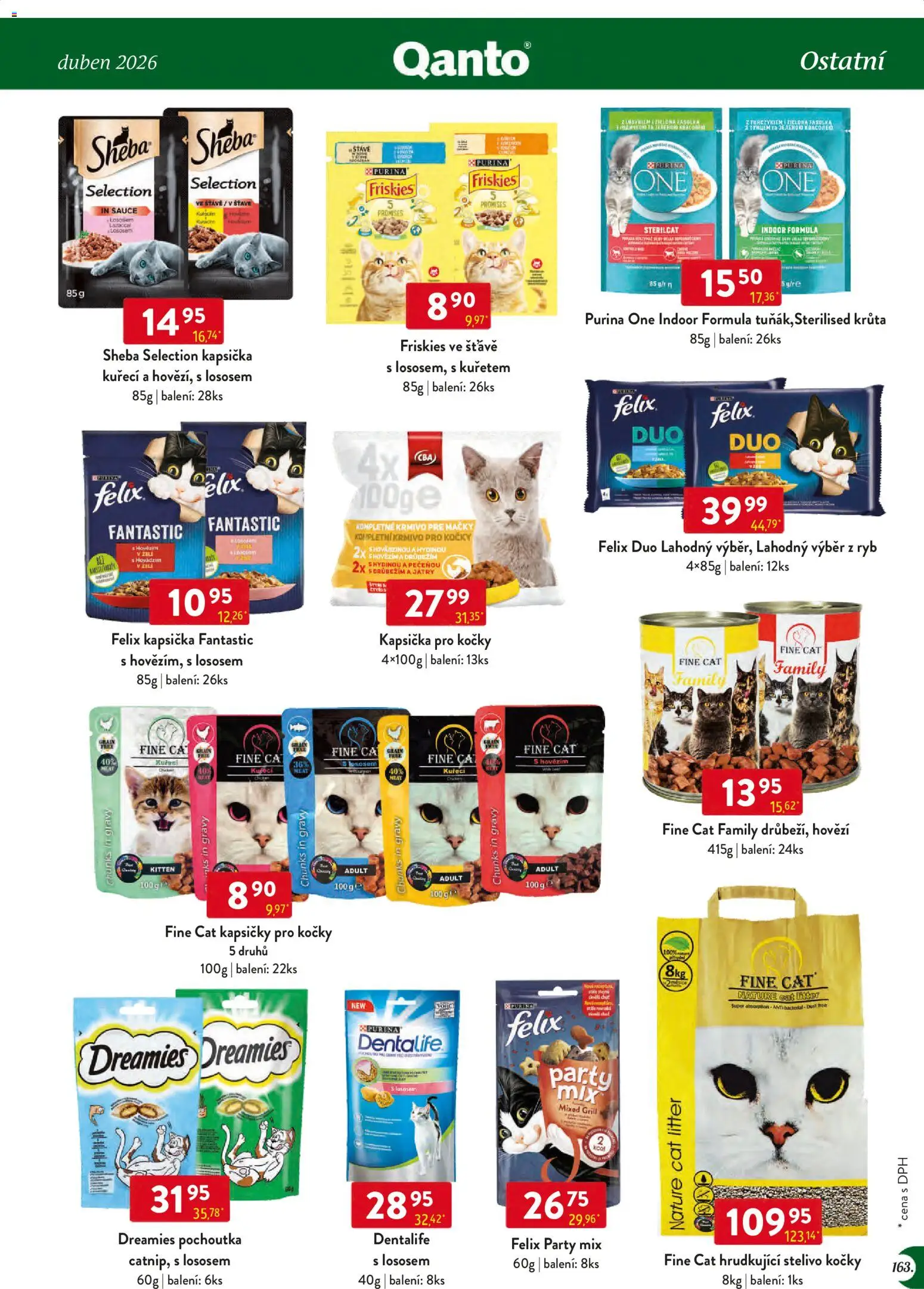 Astur & Qanto leták - Velkoobchod 04/2026 od 01.04.2026 | Strana: 163 | Produkty: Purina, Kapsičky pro kočky, Krmivo pro kočky, Purina one