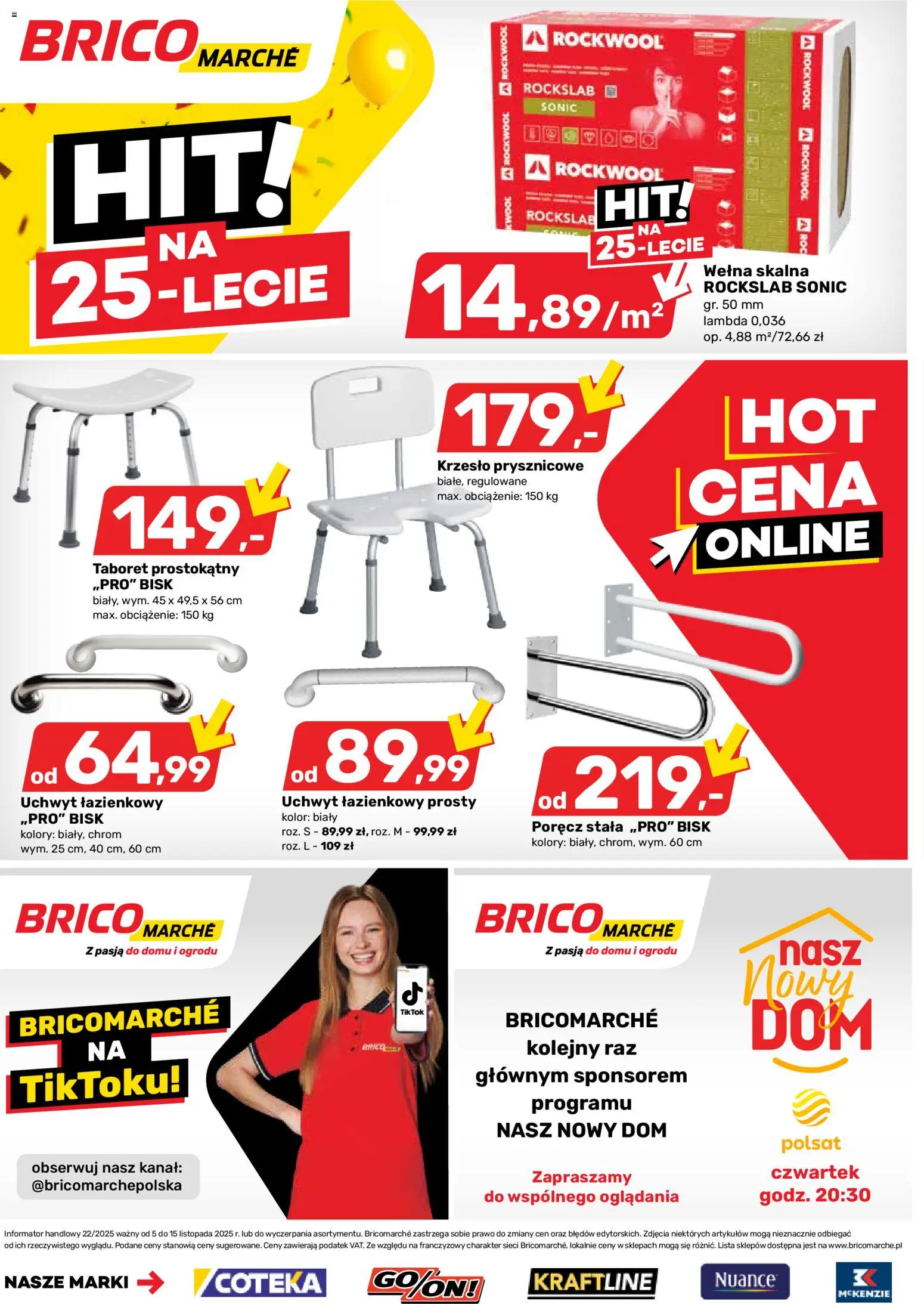 Brico Marché Gazetka od 05.11.2025 | Strona: 8 | Produkty: Krzesło