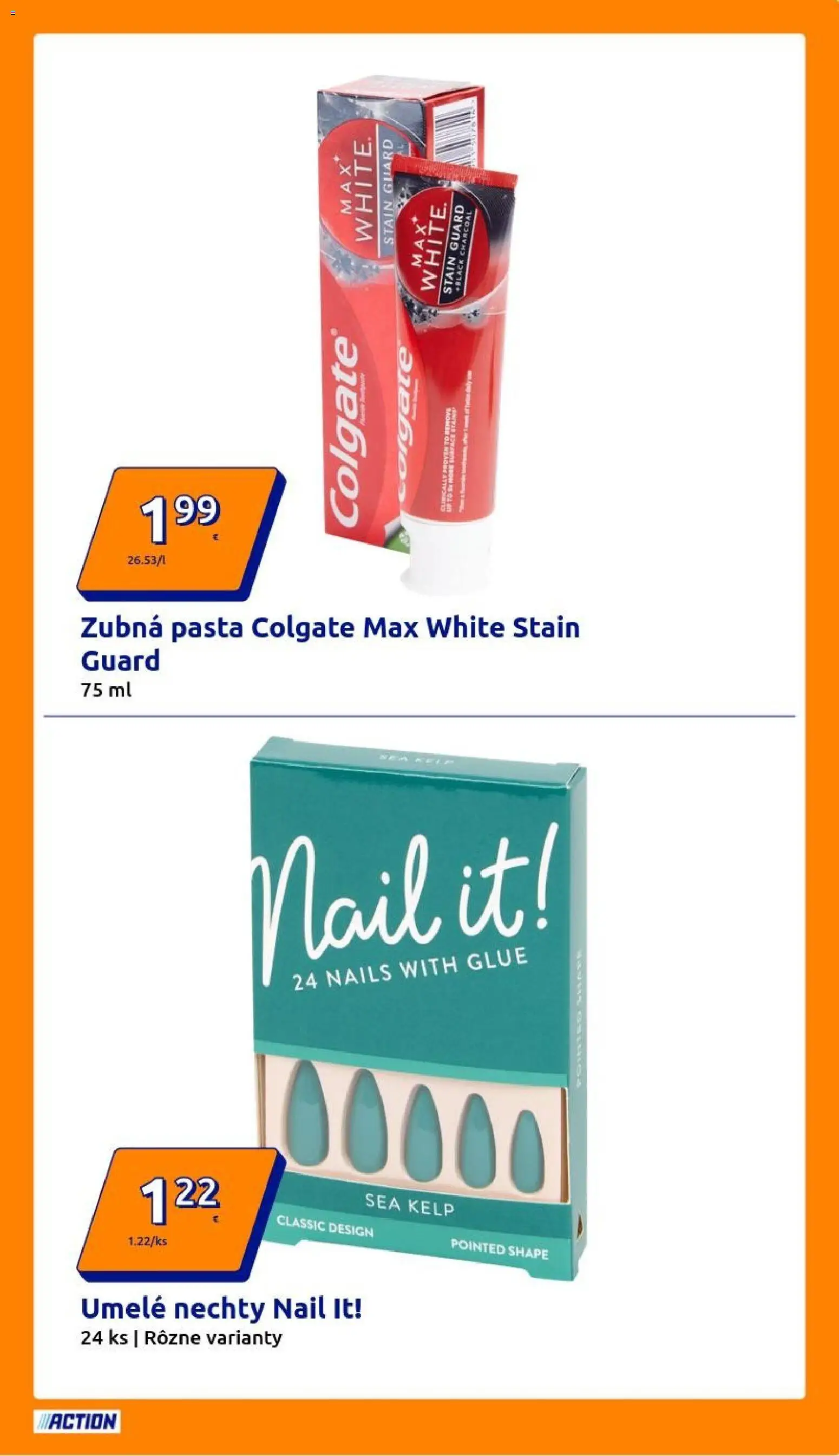 Nové Action akcie – leták je platný od 18.02.2026 | Strana: 15 | Produkty: Zubná pasta