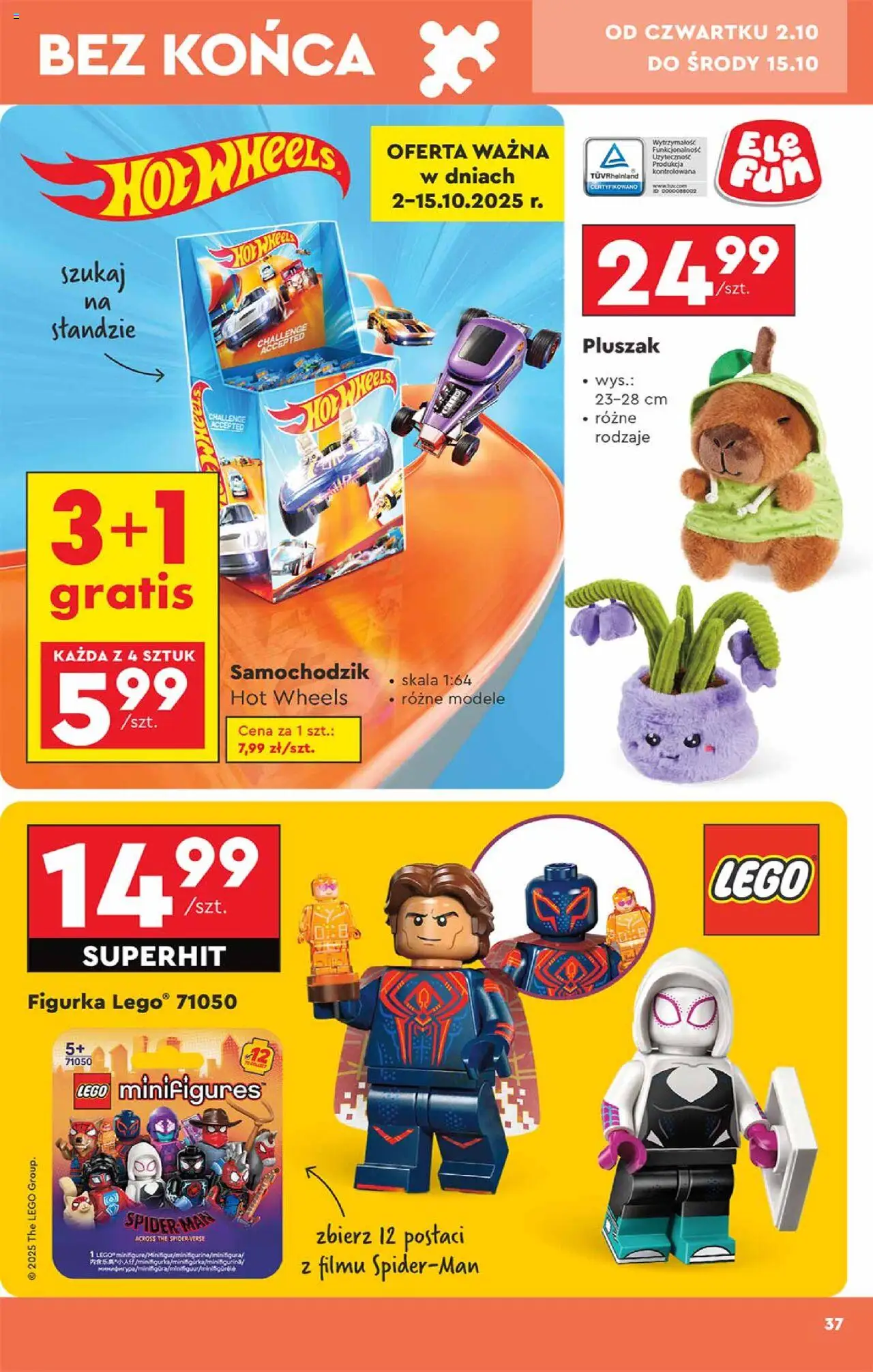 Biedronka gazetka - Hity i inspiracje od 29.09.2025 | Strona: 37 | Produkty: Lego