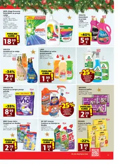 Ribola - Katalog - Pregled kataloga iz trgovine Ribola, vrijedi od 17.12.2025 | Stranica: 21 | Proizvodi: Deterdžent za pranje rublja, Deterdžent, Osvježivač wc školjke, Hrana za mačke