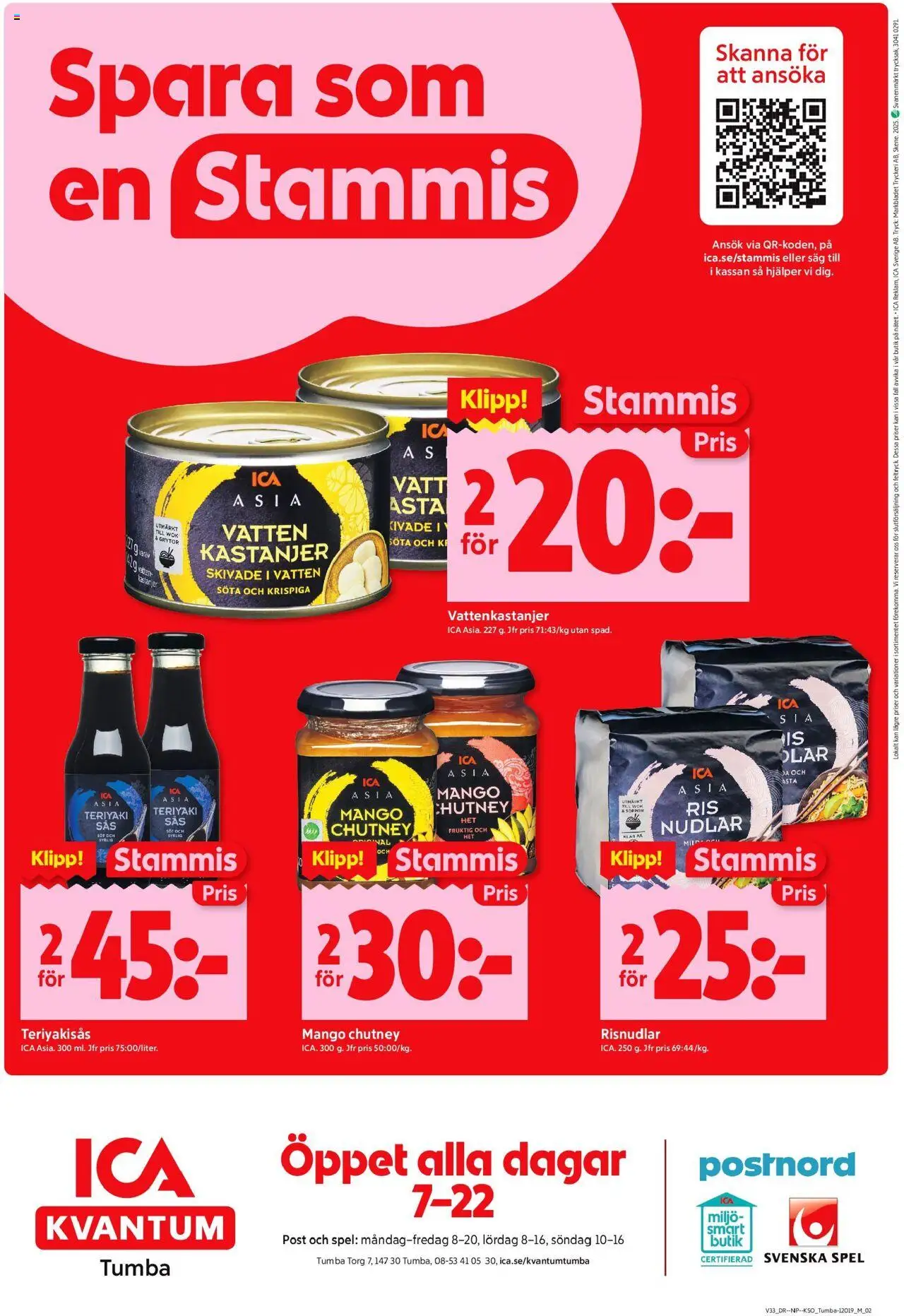 ICA Kvantum reklamblad aktuell från 11.08.2025 | Sida: 10 | Produkter: Såg, Mango, Spel