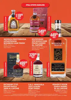 Pogląd oferty "Al.Capone gazetka" - ważna od 09.03.2026 | Strona: 20 | Produkty: Bourbon, Rum, Finish